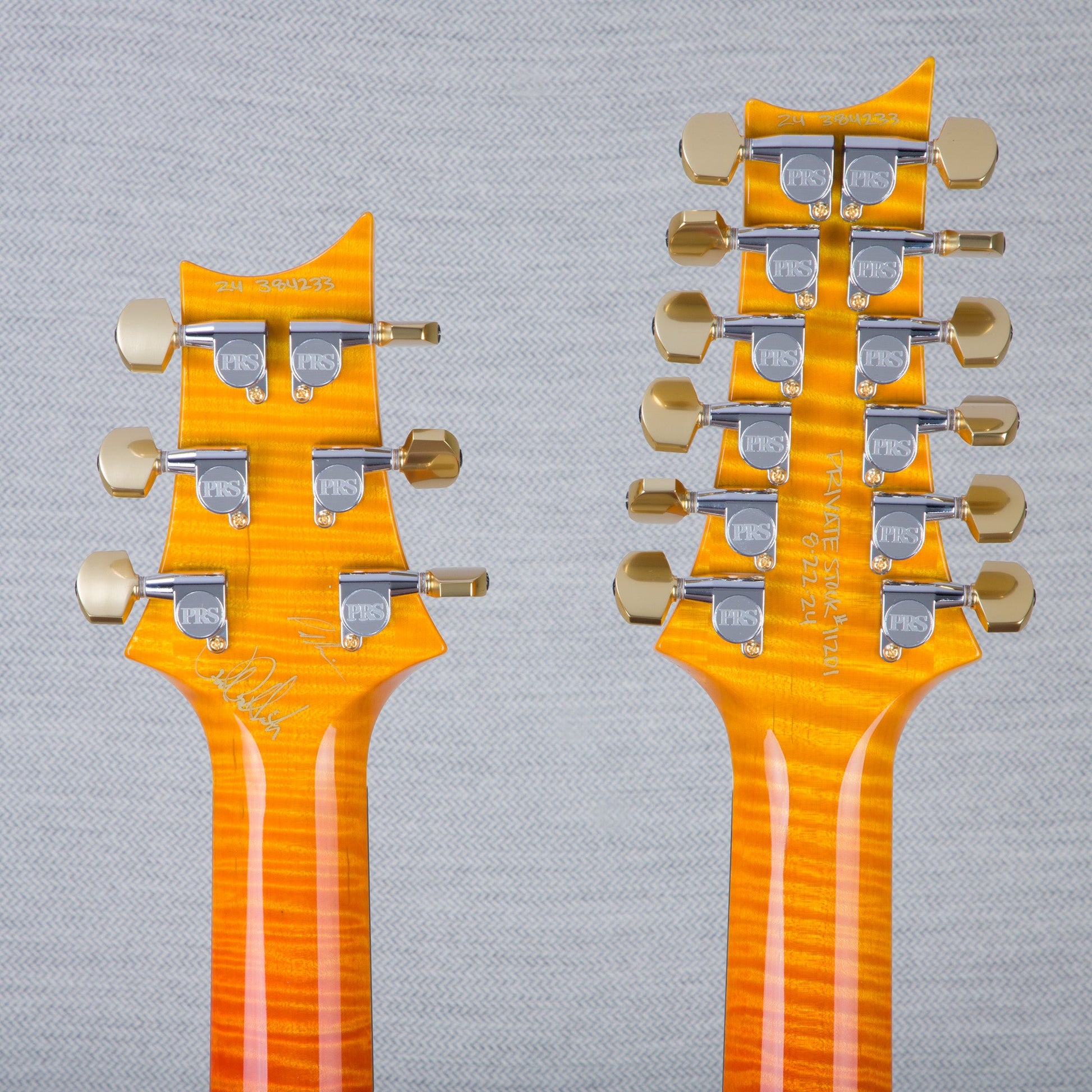 PRS Private Stock Custom 24 Double-Neck 6/12 String Electric Guitar - Indian Ocean Sunset Glow - #0384233 - 2024
