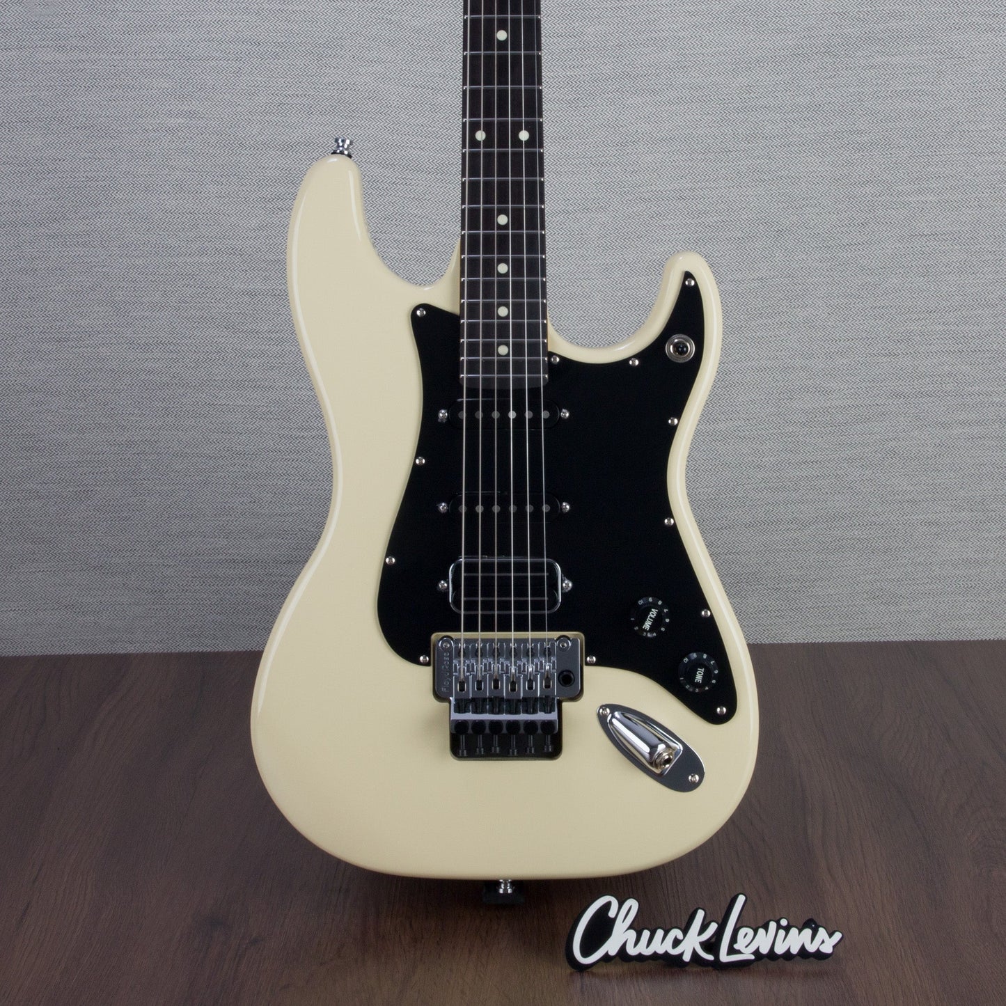 Lerxst Alex Lifeson Signature Electric Guitar with Floyd Rose - Limelight Cream - #24308413