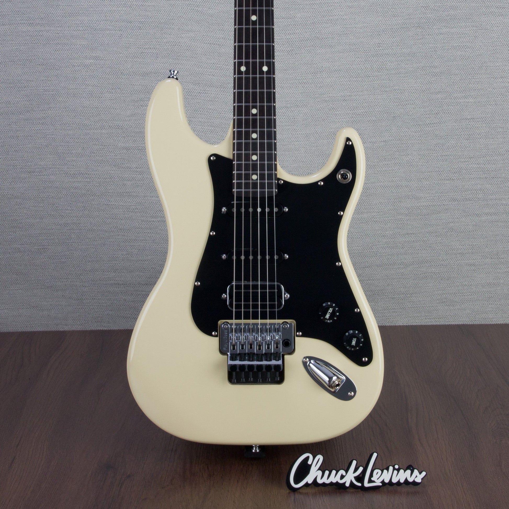 Lerxst Alex Lifeson Signature Electric Guitar with Floyd Rose - Limelight Cream - #24308413