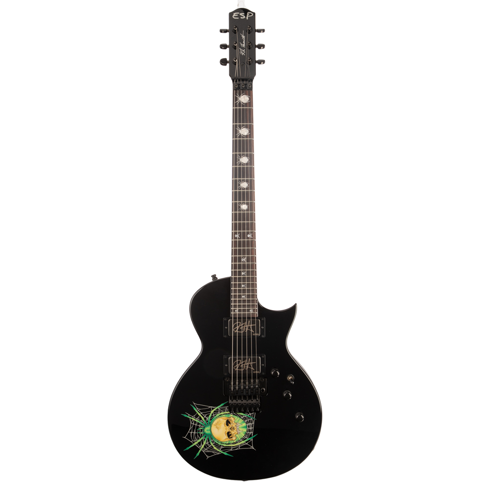 ESP 30th Anniversary KH-3 Spider Electric Guitar - Black With Spider Graphic