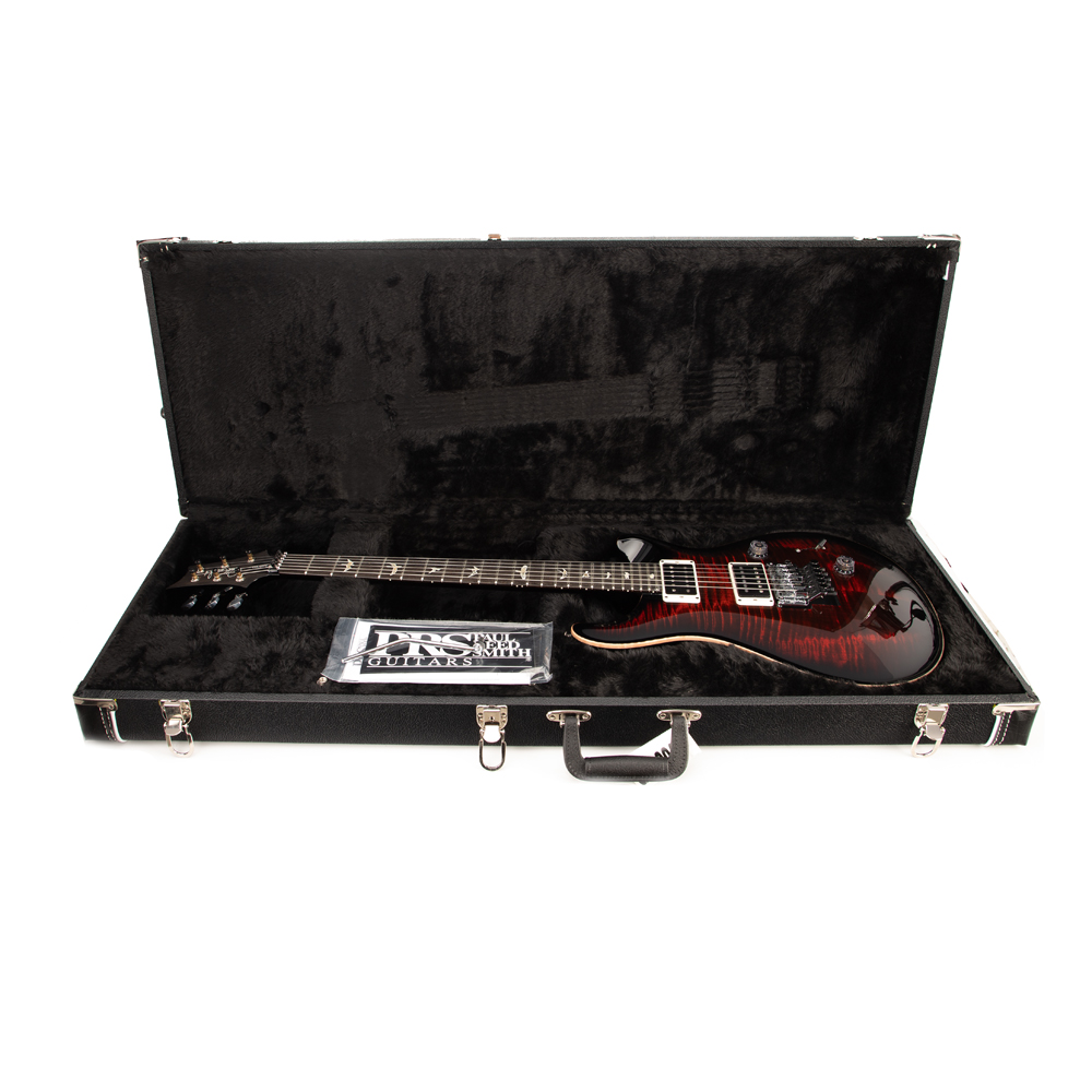 PRS Custom 24 Floyd Electric Guitar - Fire Red Burst
