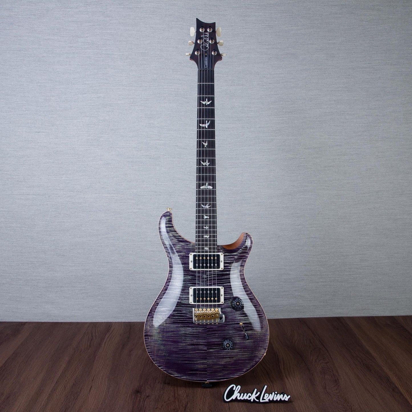 PRS Custom 24 10-Top Solid Body Electric Guitar - Aurora Borealis - #0410275