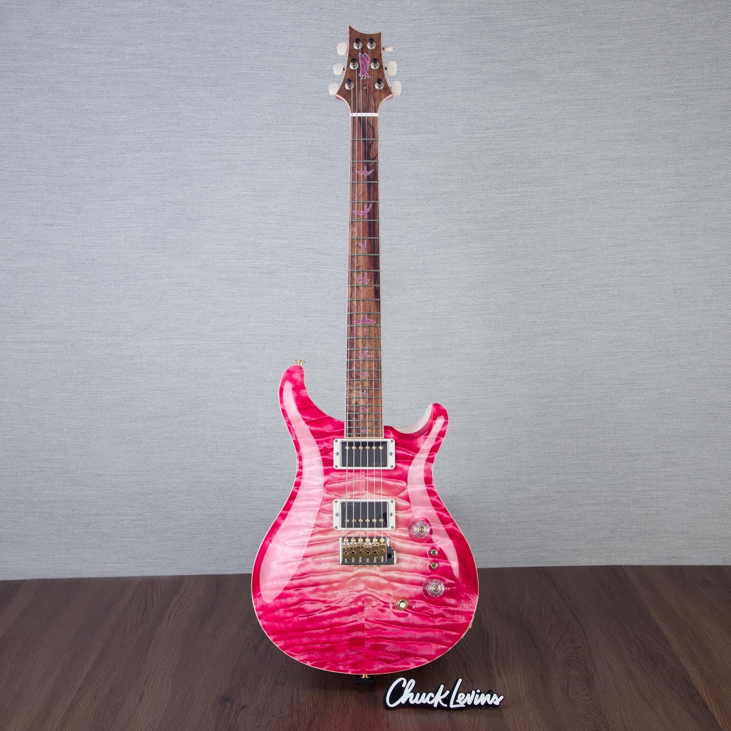 PRS Private Stock Custom 24-08 Electric Guitar - Bonnie Pink Glow - #250411374