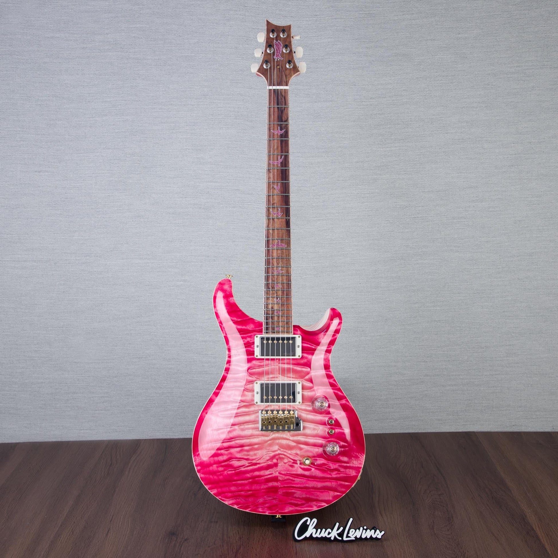 PRS Private Stock Custom 24-08 Electric Guitar - Bonnie Pink Glow - #250411374
