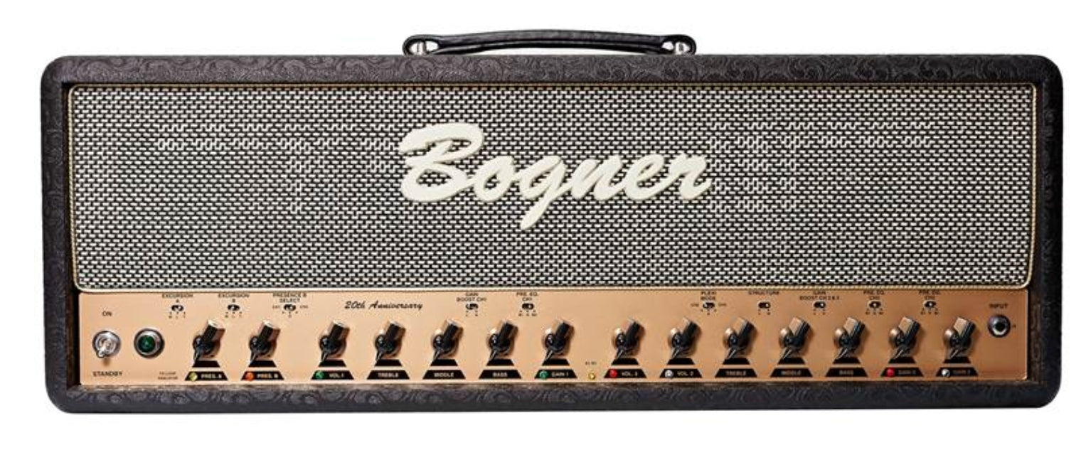 Bogner 20th Anniversary Ecstacy Head 6L6 Tubes