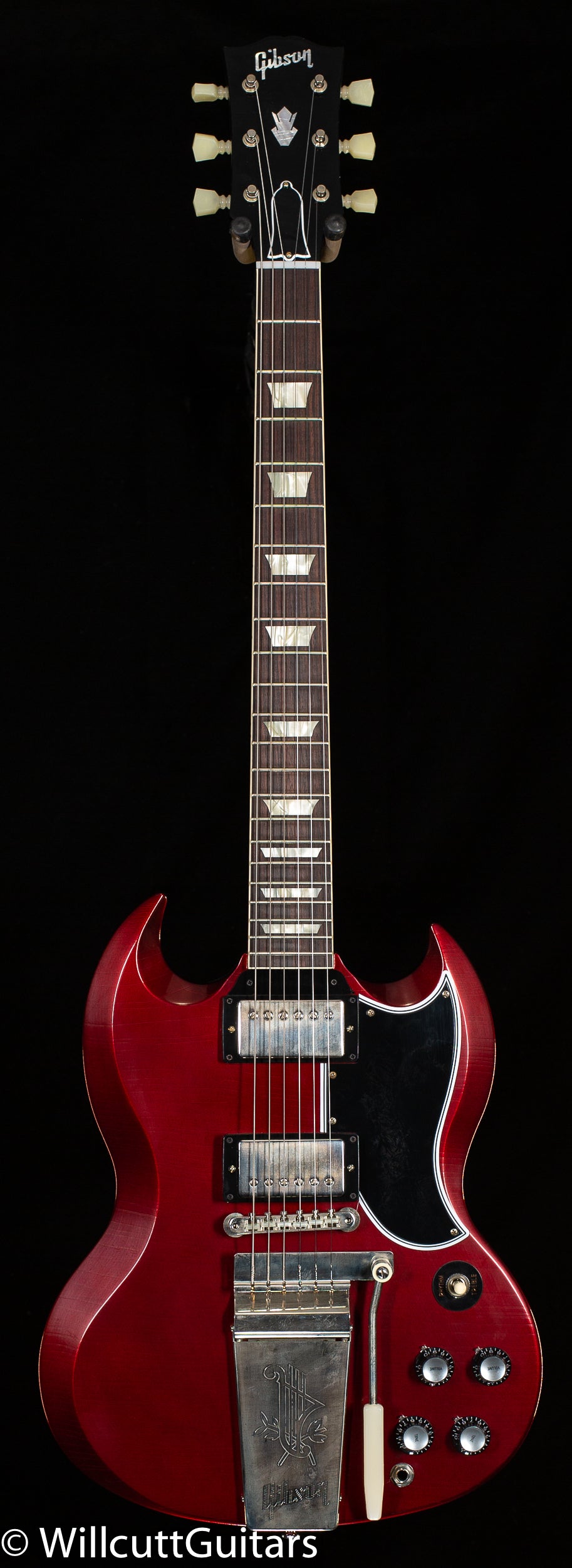 Gibson Custom Shop 1964 SG Murphy Ultra Light Aged Willcutt Exclusive Burgundy Mist (824)