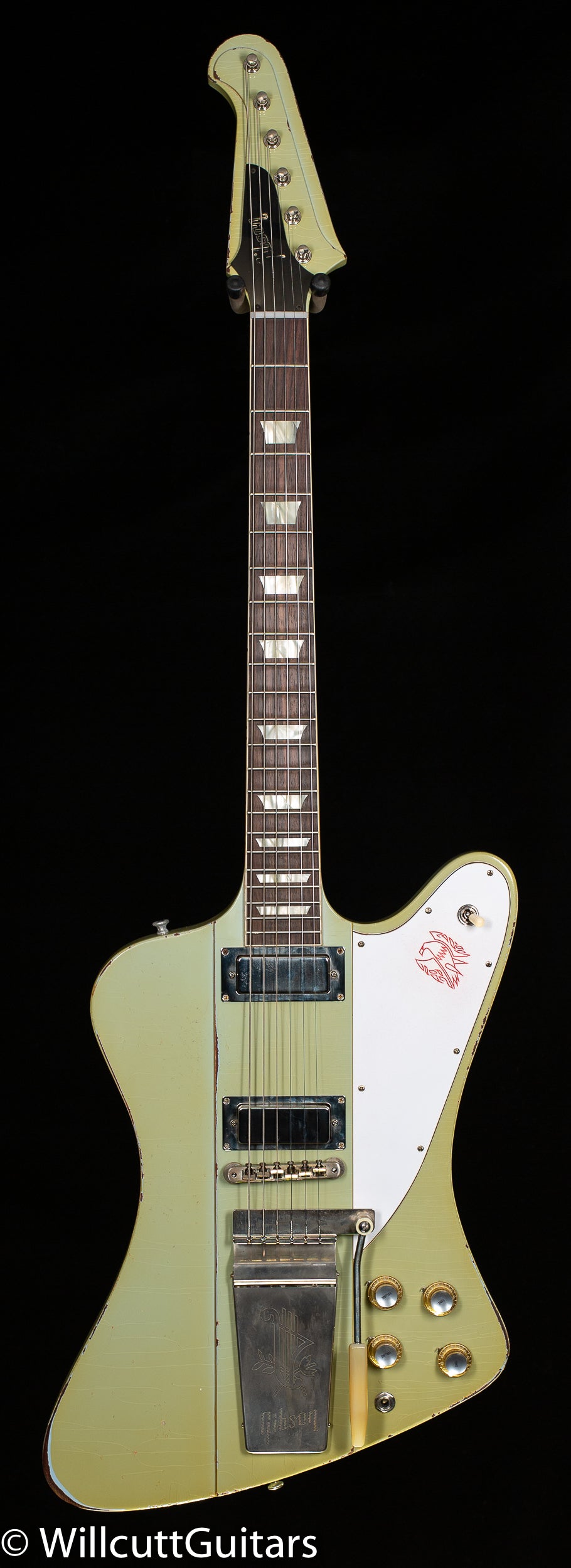 Gibson Custom Shop 1963 Firebird V w/ Maestro Vibrola Murphy Lab Heavy Aged Antique Frost Blue (893)