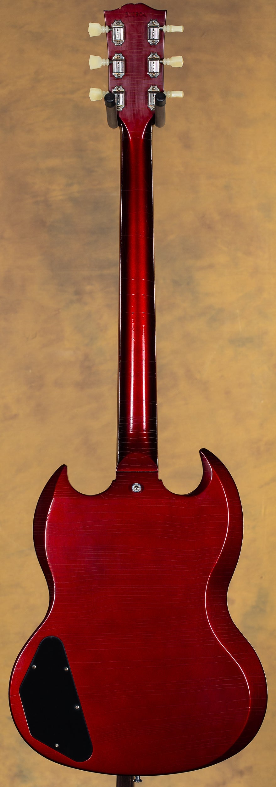 2023 Gibson Custom Shop 1964 SG Murphy Ultra Light Aged Willcutt Exclusive Burgundy Mist