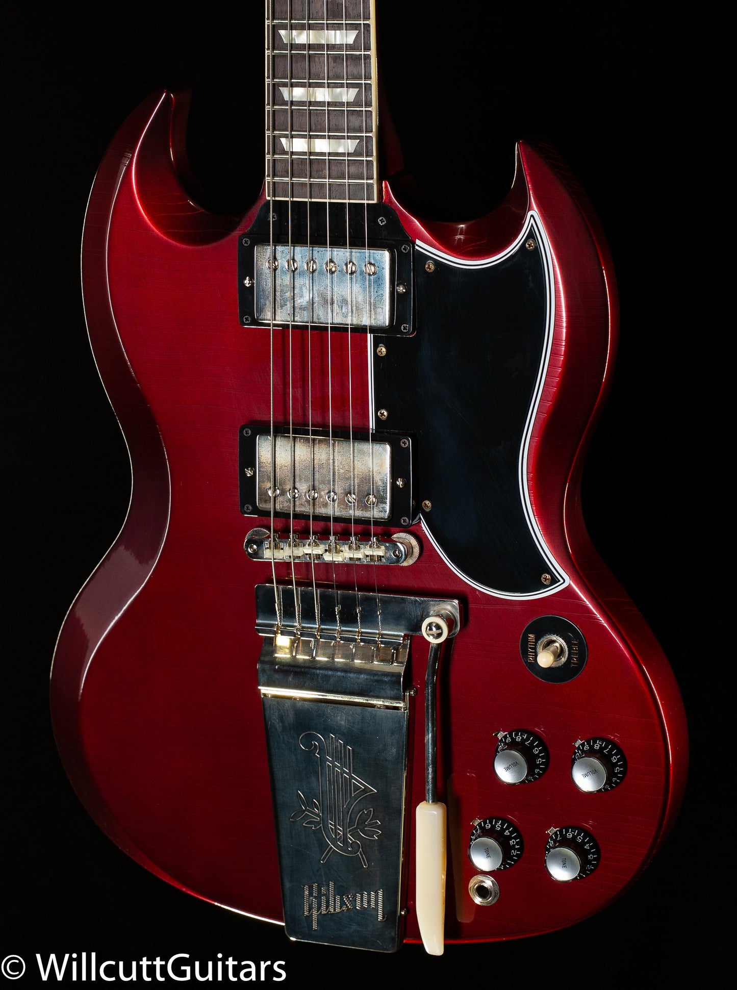 Gibson Custom Shop 1964 SG Murphy Ultra Light Aged Willcutt Exclusive Burgundy Mist (914)