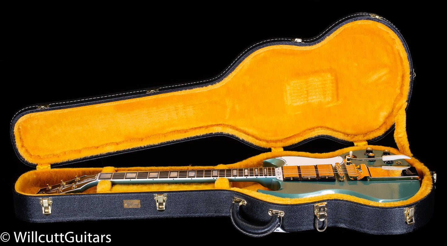 Gibson Custom Shop 1963 SG Custom Willcutt Exclusive Inverness Green Maestro VOS (933)