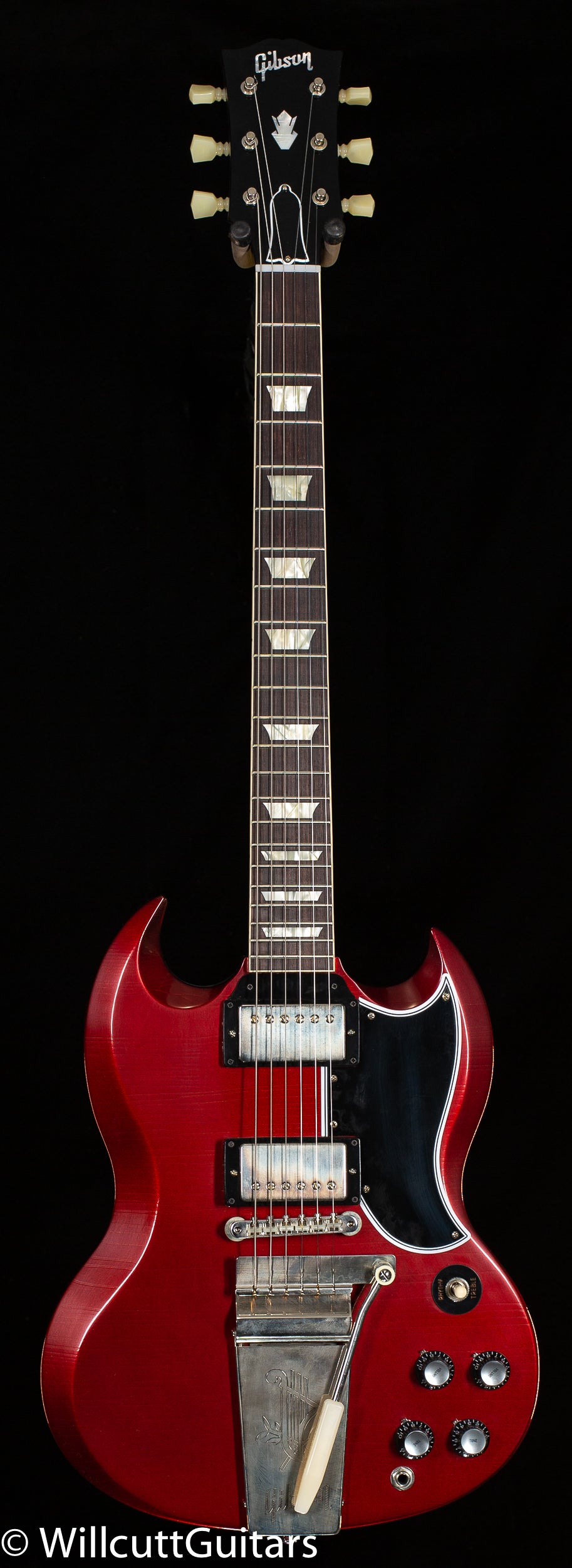 Gibson Custom Shop 1964 SG Murphy Ultra Light Aged Willcutt Exclusive Burgundy Mist (004)