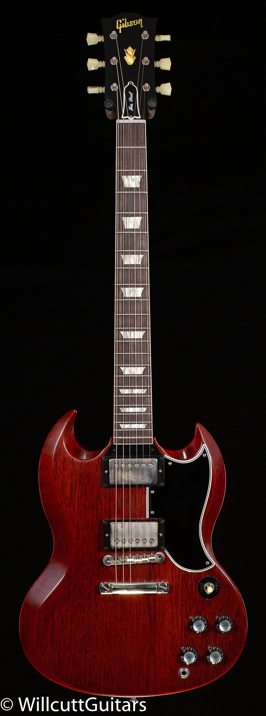 Gibson Custom Shop 1961 Les Paul SG Standard Reissue Stop-Bar VOS Cherry Red (101)