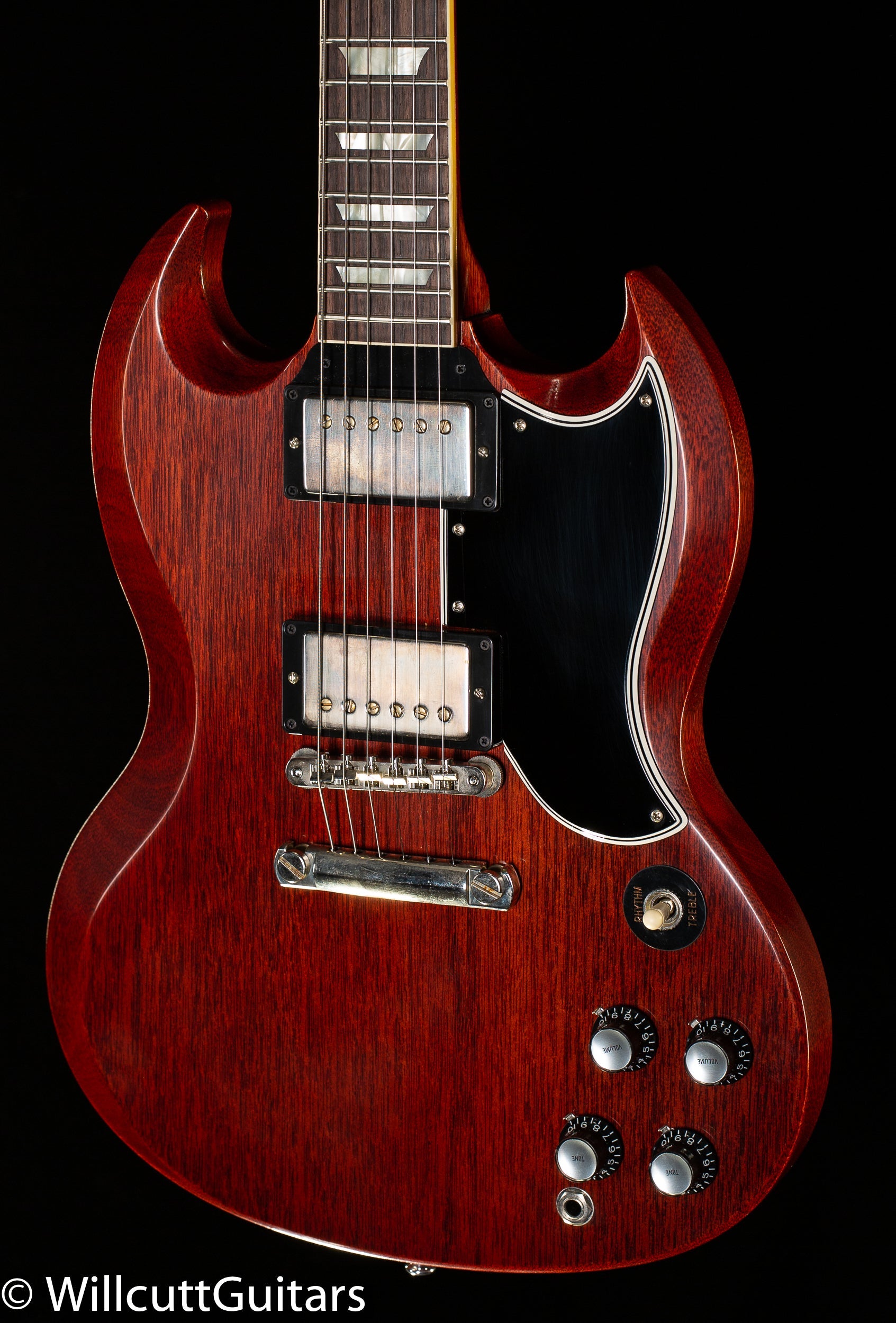 Gibson Custom Shop 1961 Les Paul SG Standard Reissue Stop-Bar VOS Cherry Red (101)