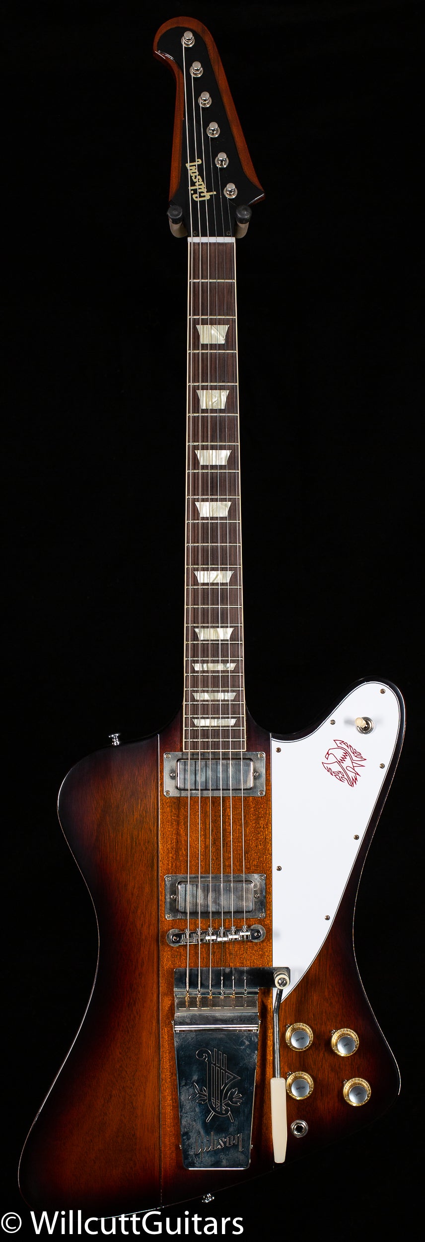 Gibson 1963 Firebird V Maestro Vibrola VOS Vintage Sunburst (153)