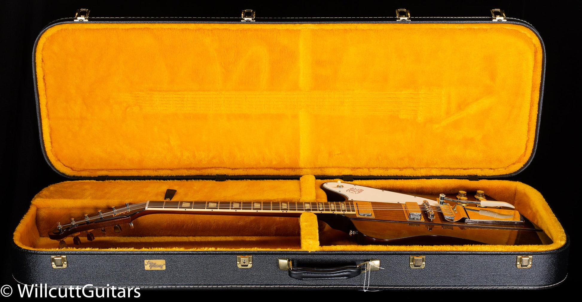 Gibson 1963 Firebird V Maestro Vibrola VOS Vintage Sunburst (153)