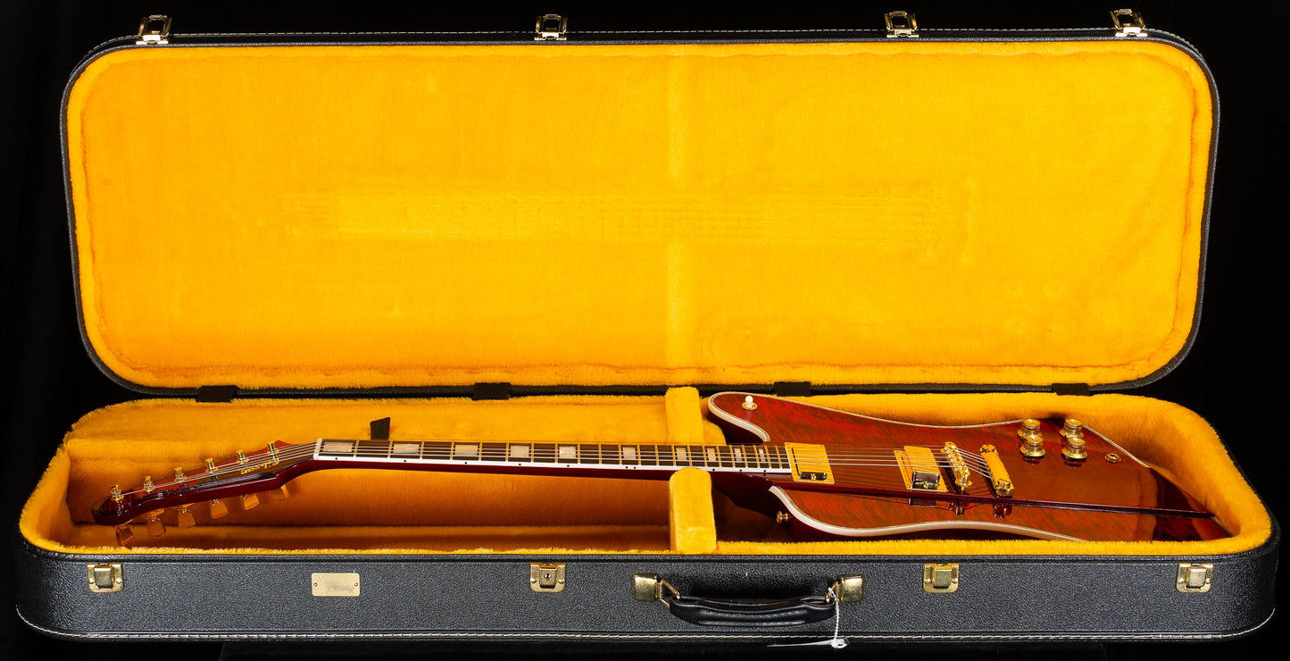 Gibson Custom Shop 1963 Firebird VII Figured Red Burst Stop Bar Gloss (973)
