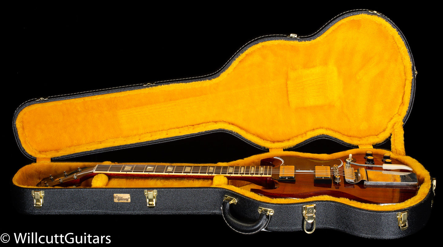 Gibson Custom Shop 1964 SG Standard Reissue Maestro Ultra Light Aged Cherry Red (984)