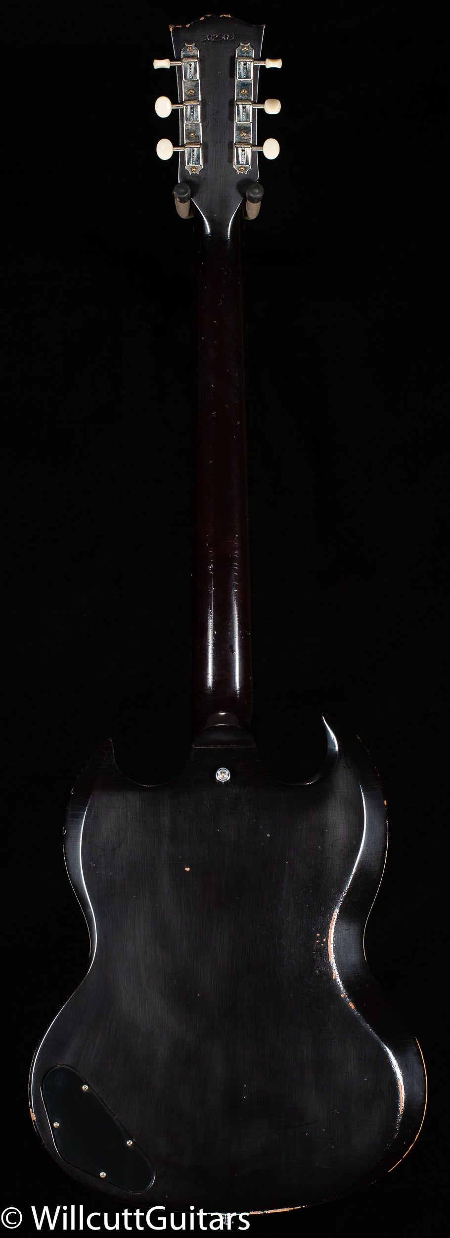 Gibson 1963 SG Junior Humbucker Short Maestro Murphy Lab Light Aged Oxblood (303)