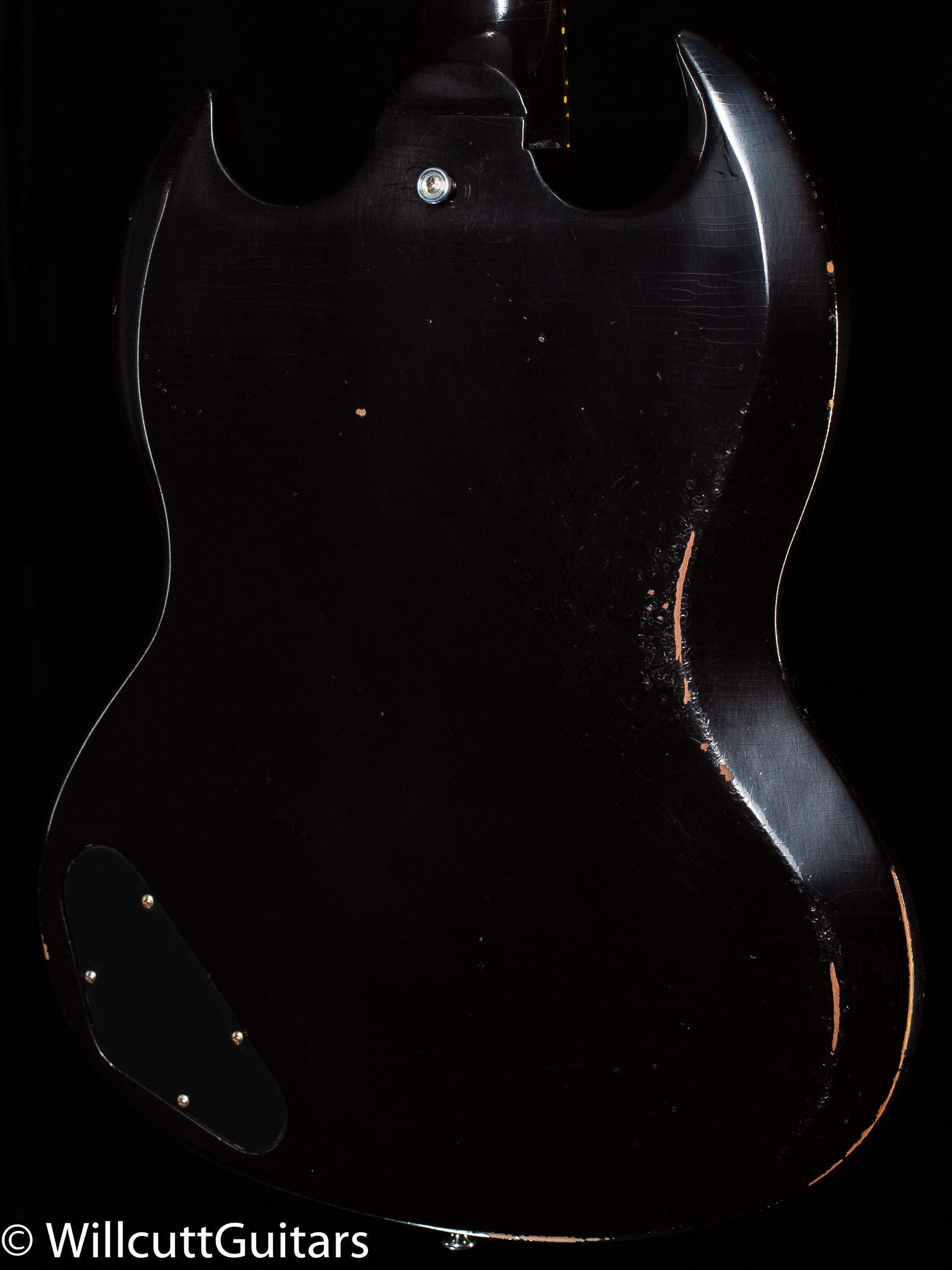 Gibson 1963 SG Junior Humbucker Short Maestro Murphy Lab Light Aged Oxblood (303)