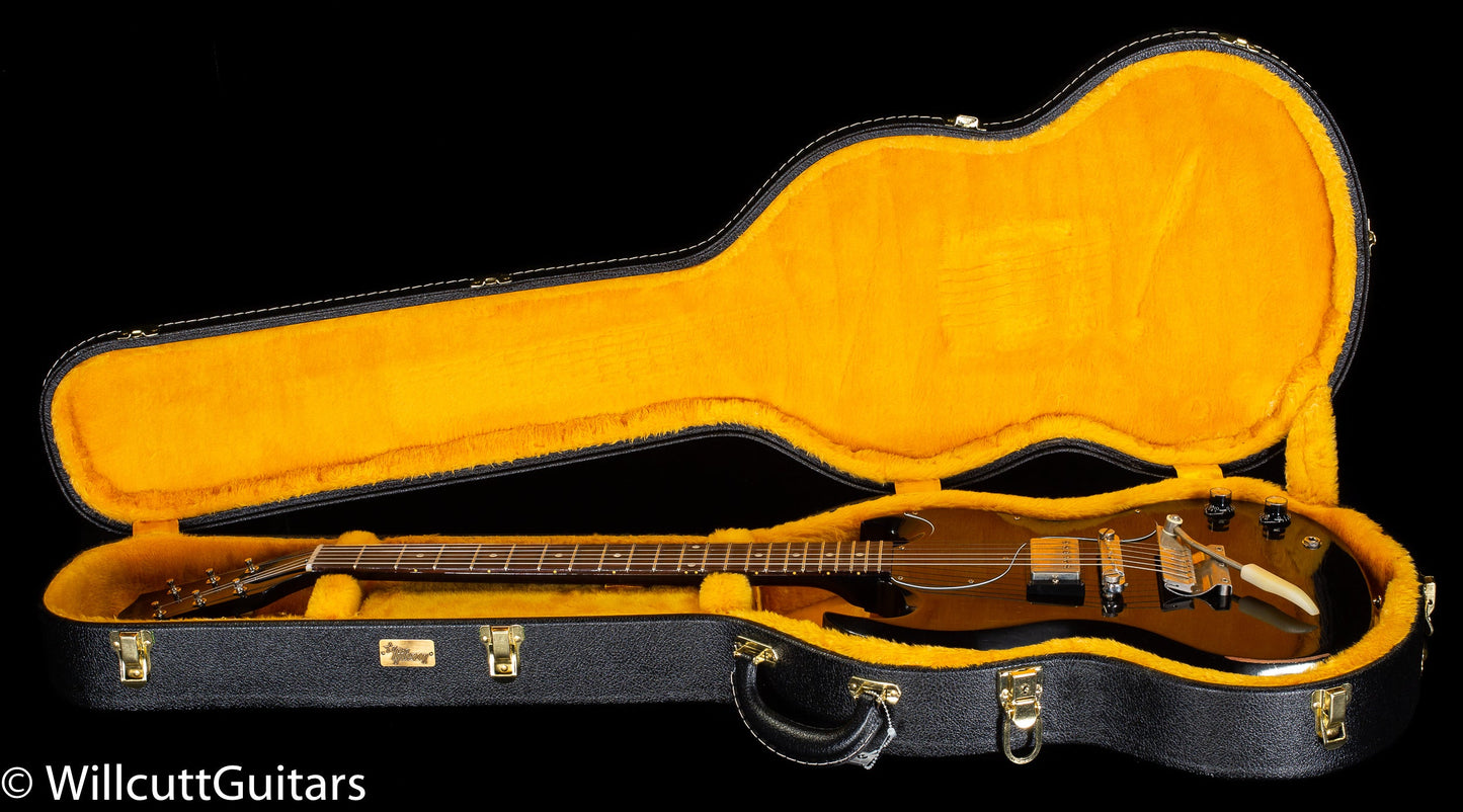Gibson 1963 SG Junior Humbucker Short Maestro Murphy Lab Light Aged Oxblood (303)
