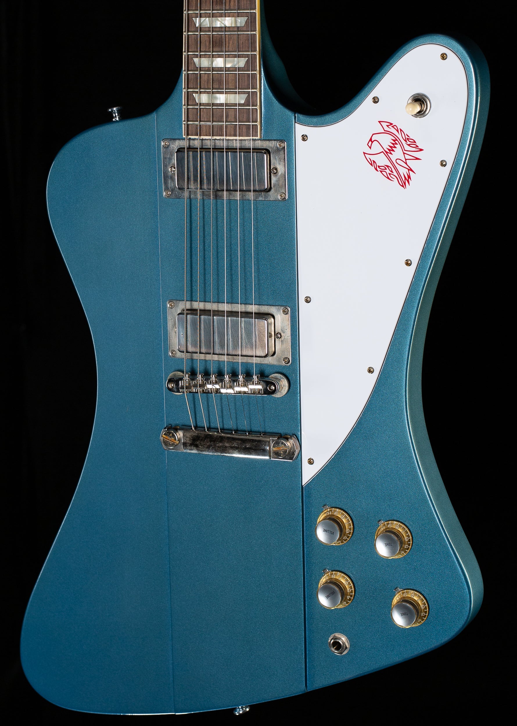 Gibson Custom Shop 1963 Firebird V Willcutt Exclusive Pelham Blue Stop Bar VOS (233)