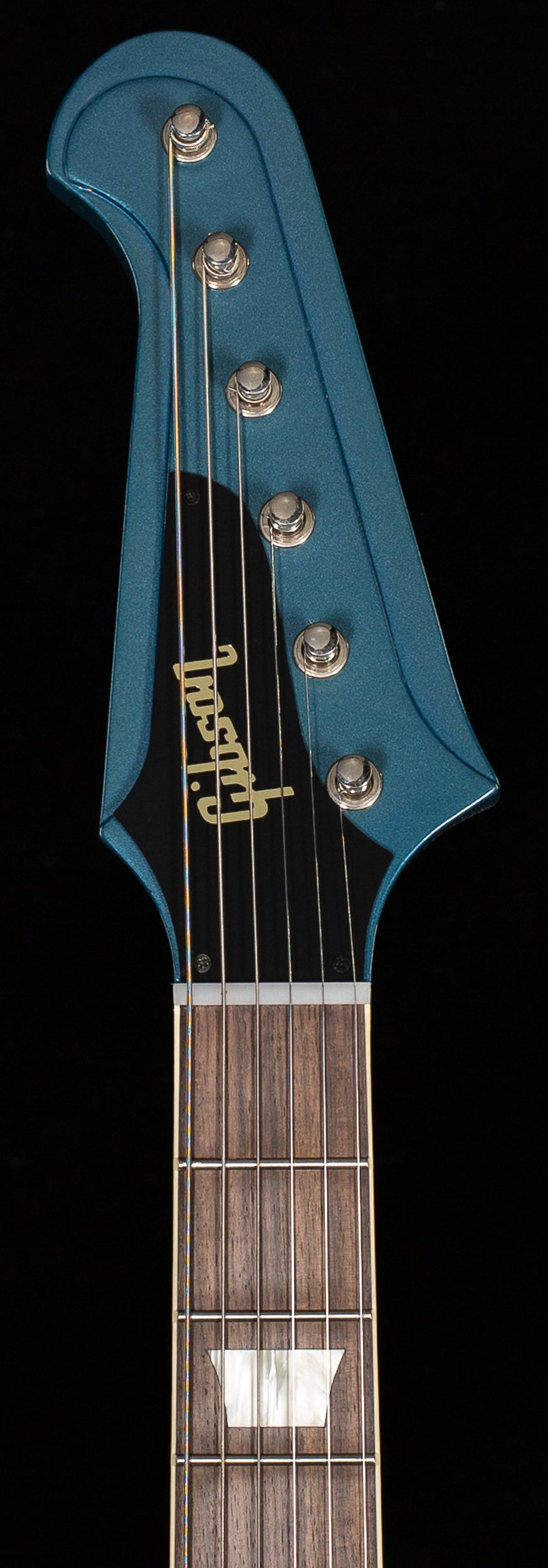 Gibson Custom Shop 1963 Firebird V Willcutt Exclusive Pelham Blue Stop Bar VOS (233)