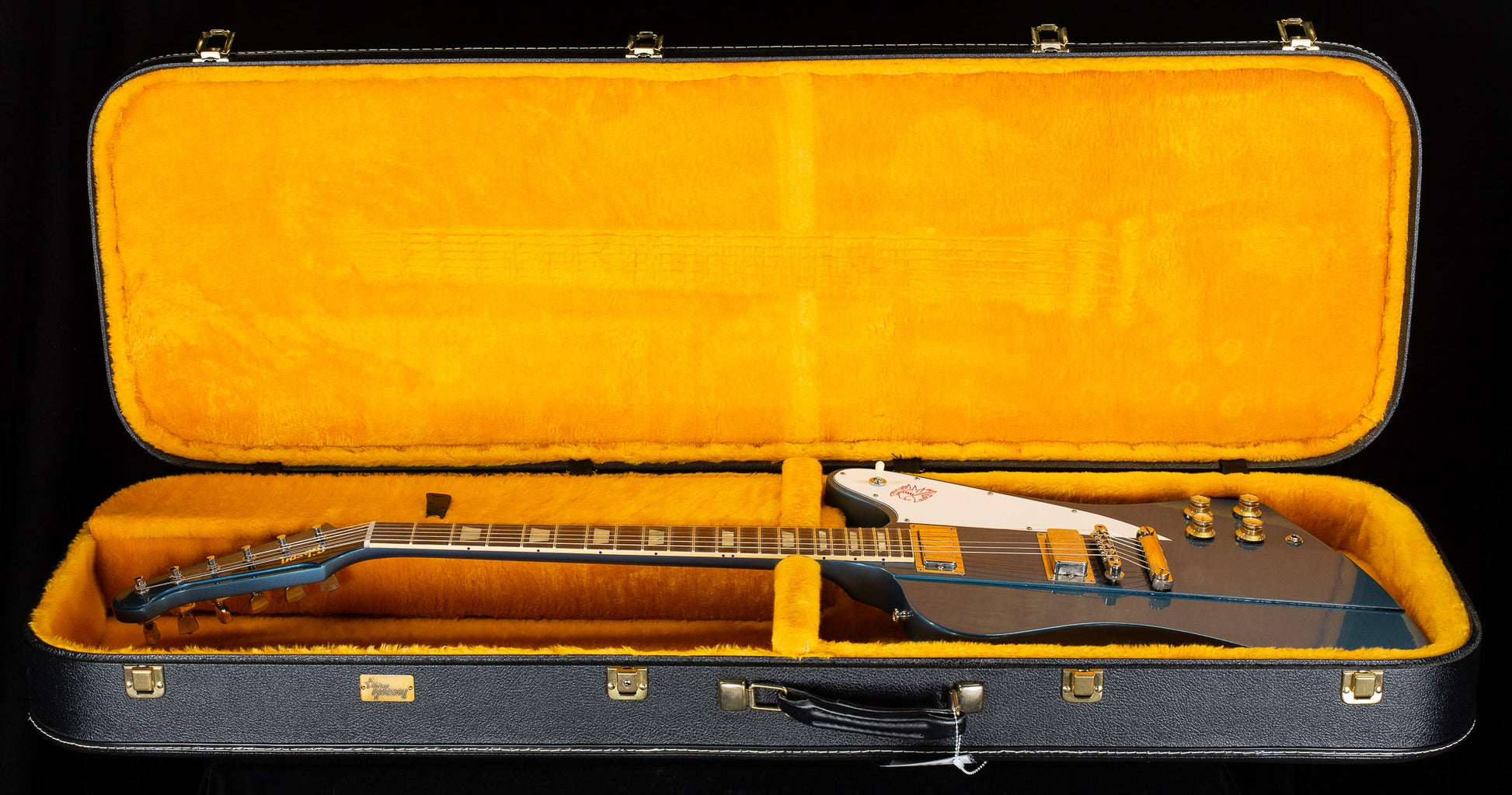 Gibson Custom Shop 1963 Firebird V Willcutt Exclusive Pelham Blue Stop Bar VOS (233)