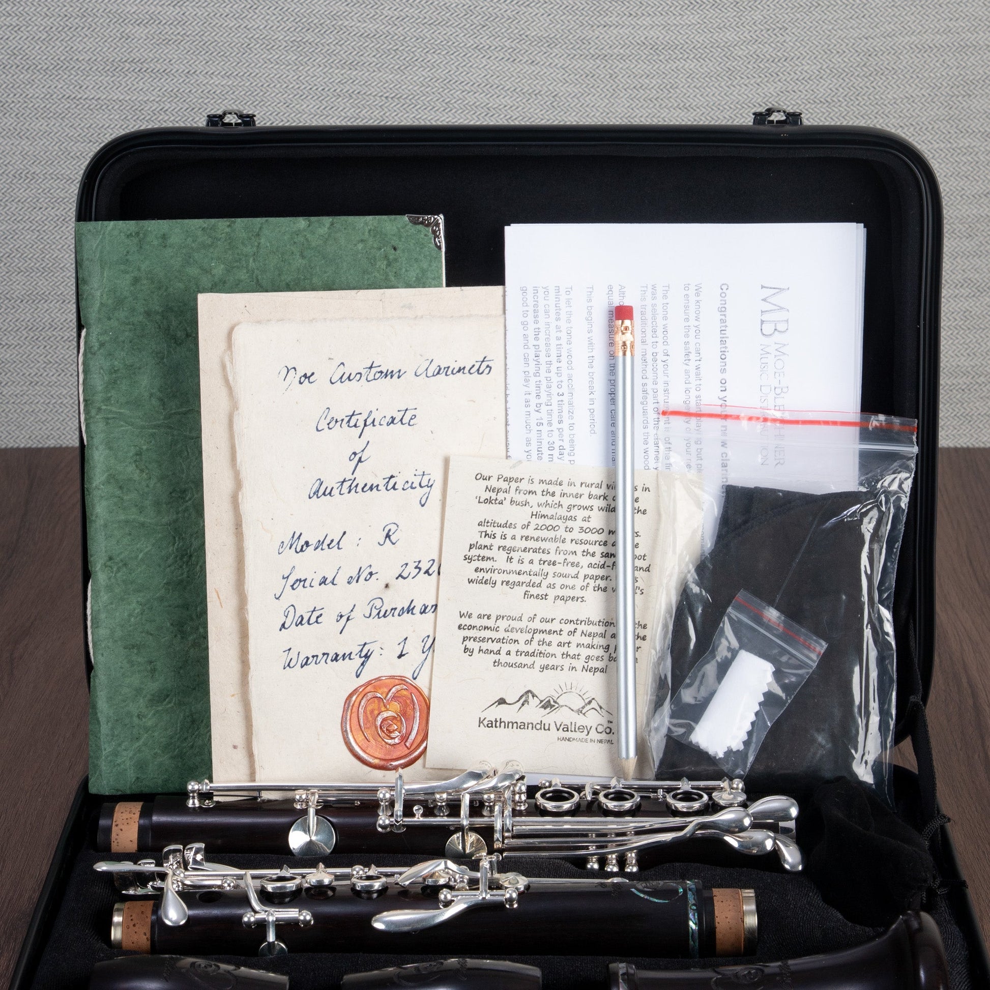 Moe Custom "R" Professional Bb Clarinet