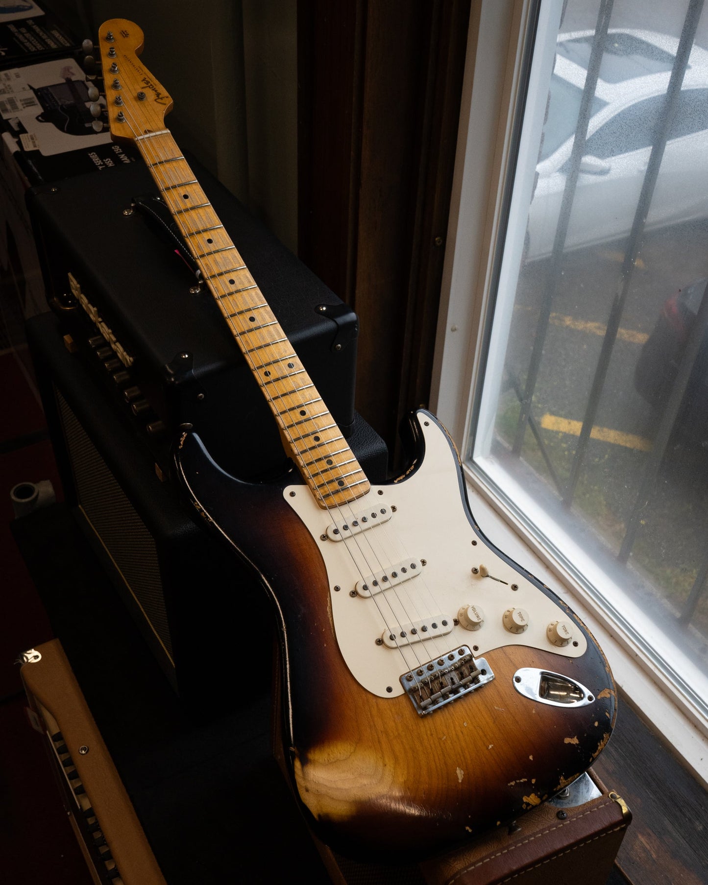 Fender Masterbuilt '55 Relic Stratocaster Electric Guitar (2009)