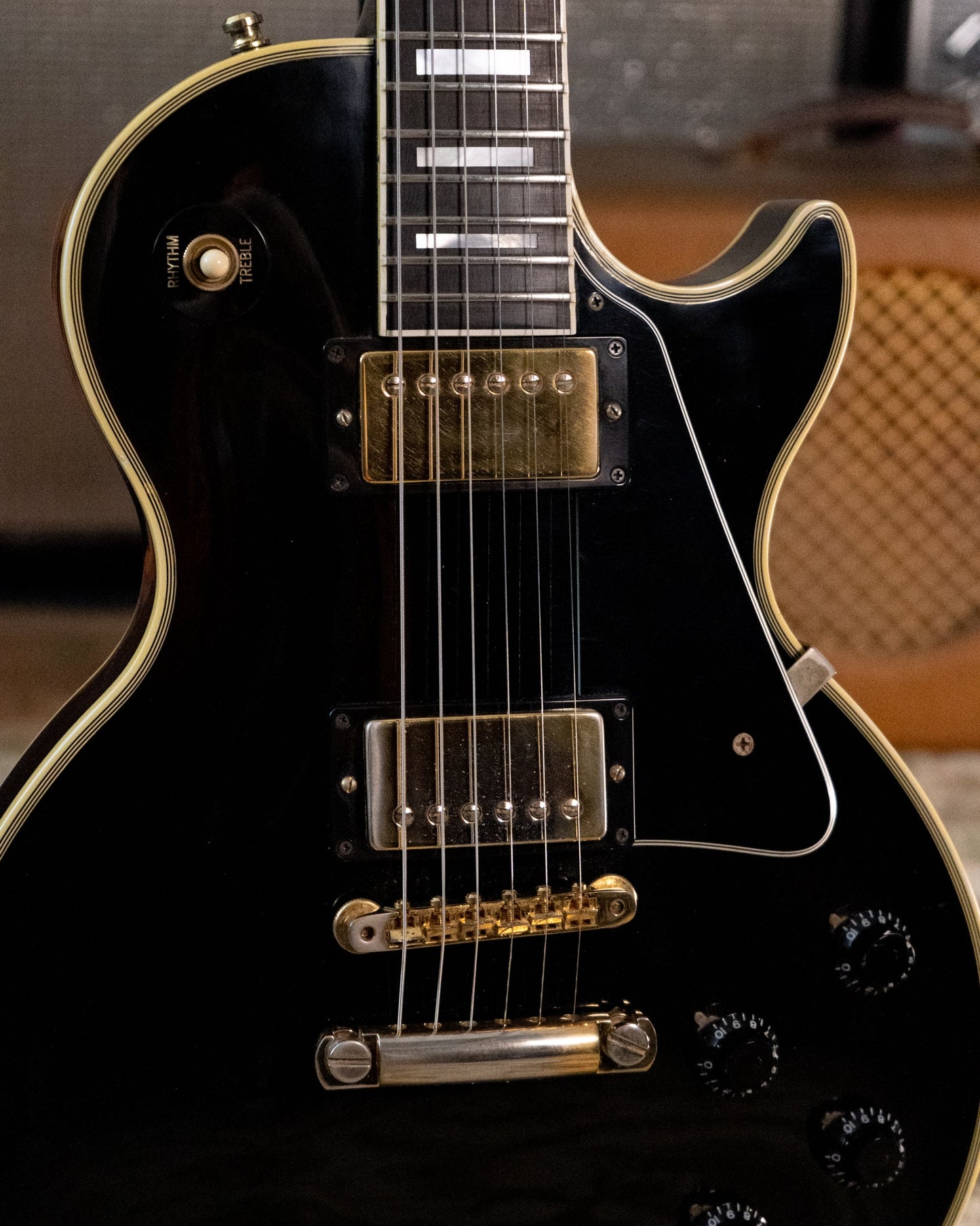 Gibson Les Paul Custom '57 Black Beauty Reissue Electric Guitar (1992)