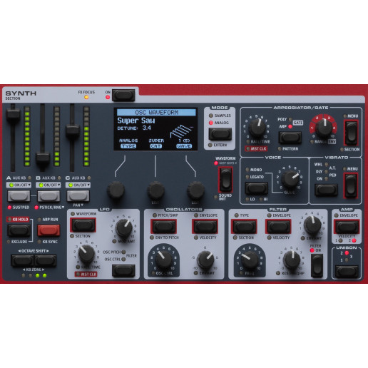 Nord Stage 4 HA73 Fully-Weighted 73-Key Triple Sensor Keyboard
