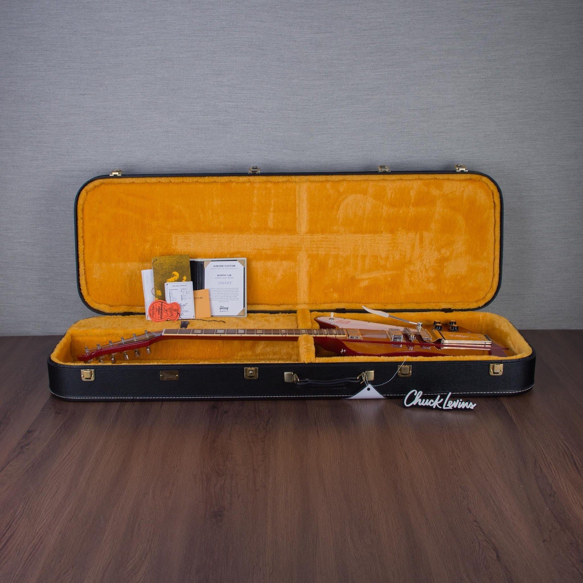 Gibson Murphy Lab 1963 Firebird V With Maestro Vibrola - Ember Red - #302003