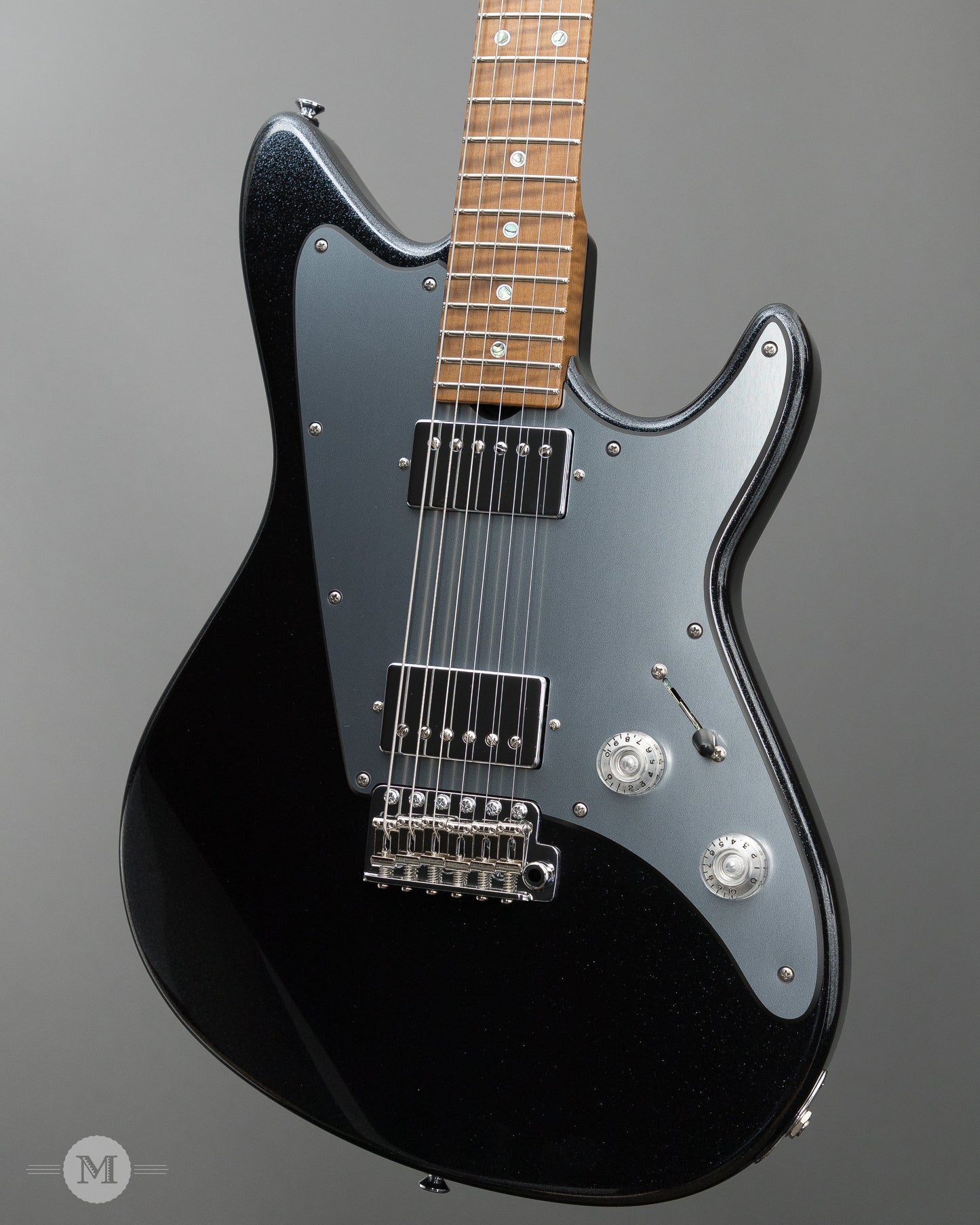 Don Grosh Electric Guitars - ElectraJet Custom - Black Mini Sparkle - 30th Anniversary