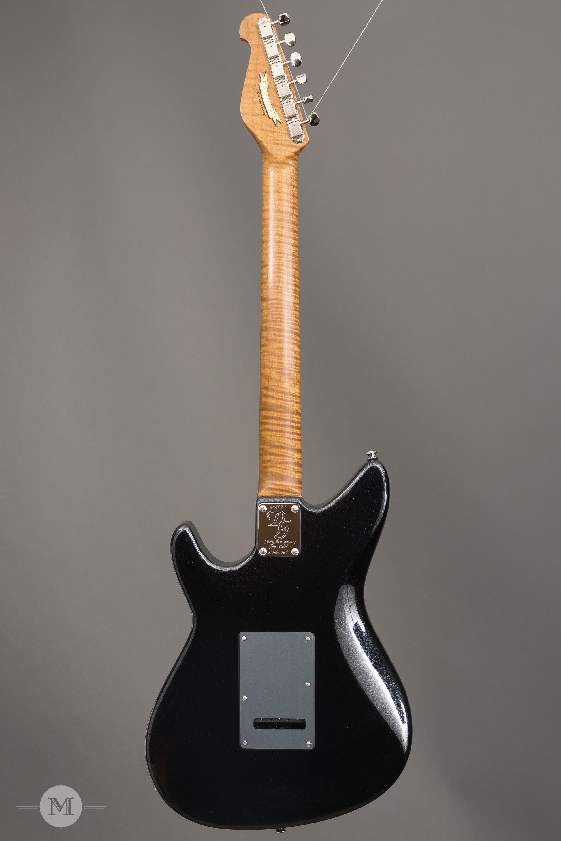Don Grosh Electric Guitars - ElectraJet Custom - Black Mini Sparkle - 30th Anniversary