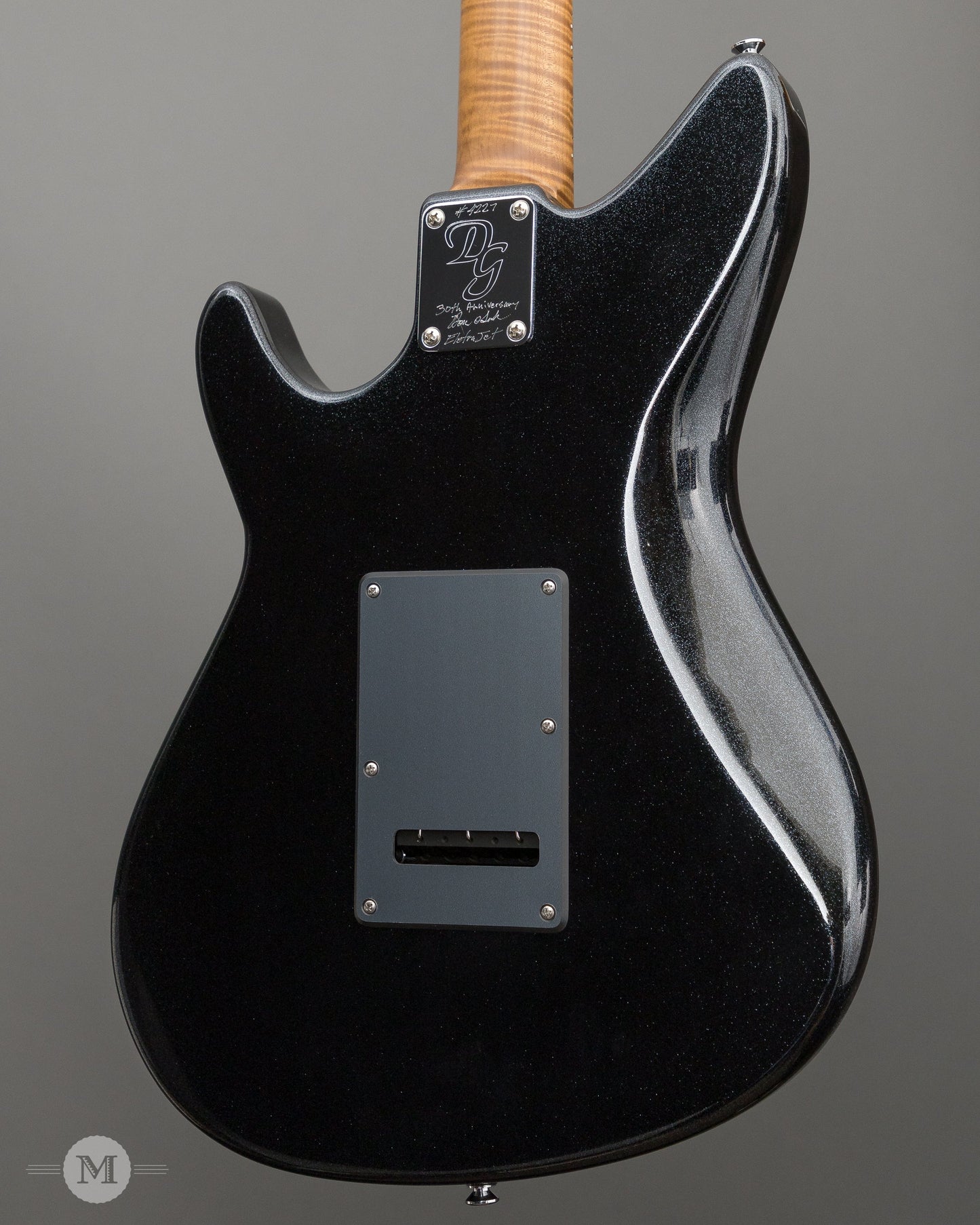 Don Grosh Electric Guitars - ElectraJet Custom - Black Mini Sparkle - 30th Anniversary