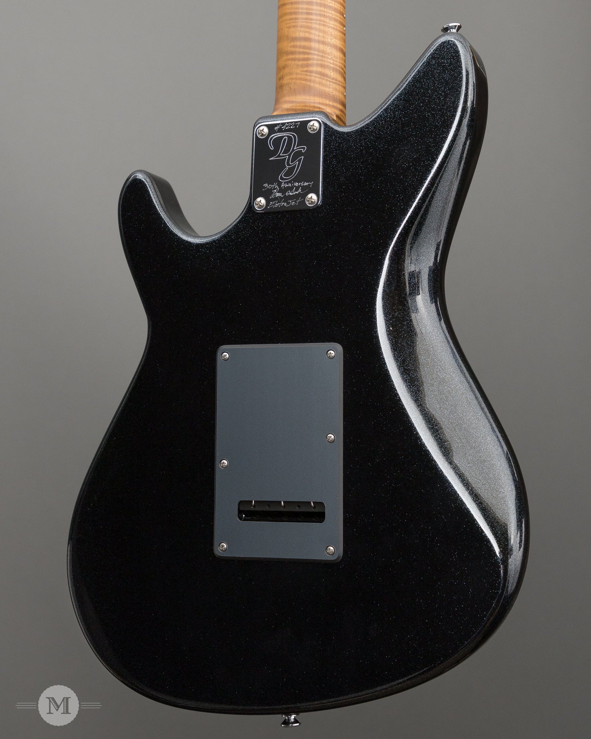 Don Grosh Electric Guitars - ElectraJet Custom - Black Mini Sparkle - 30th Anniversary