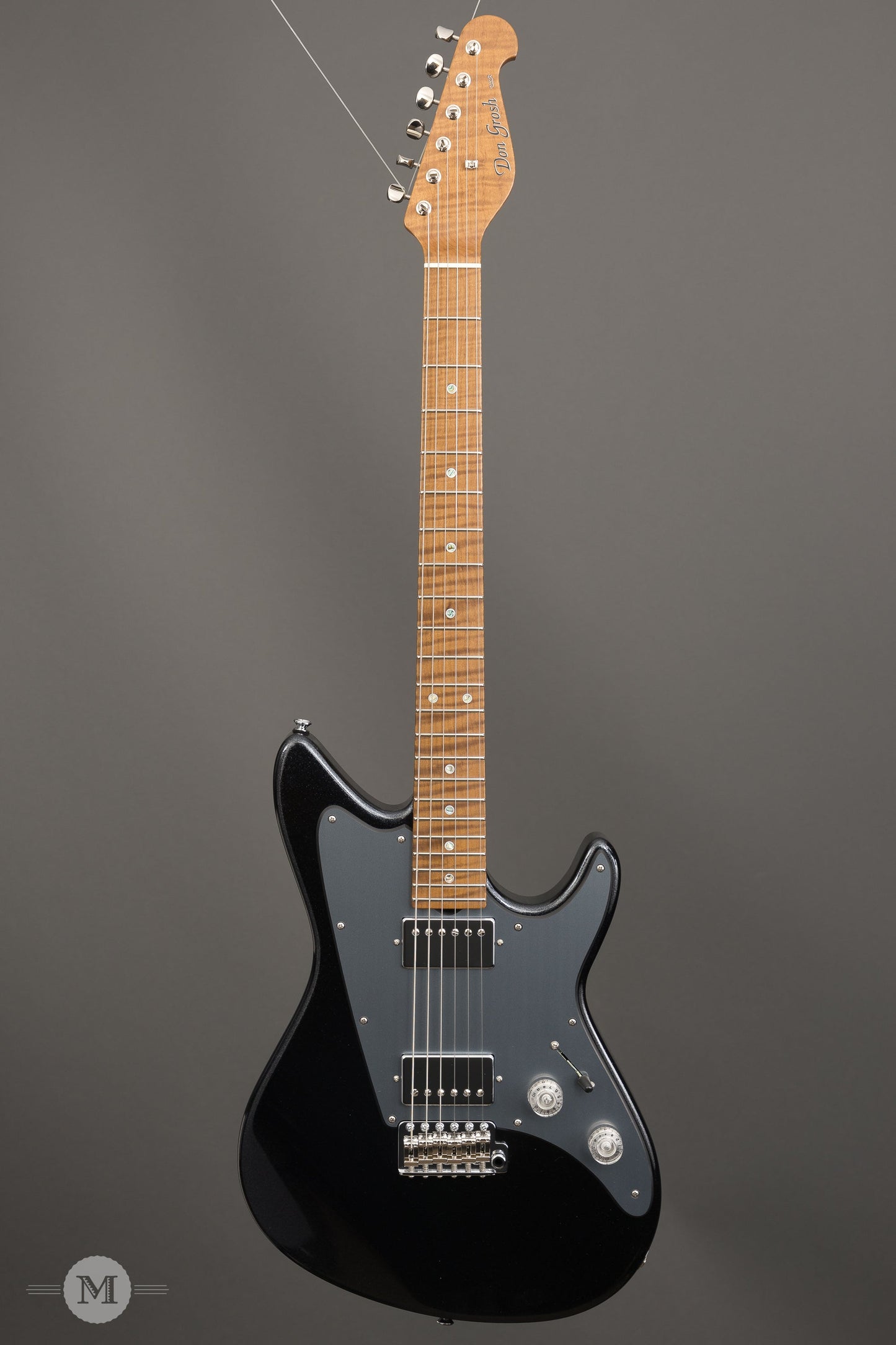 Don Grosh Electric Guitars - ElectraJet Custom - Black Mini Sparkle - 30th Anniversary