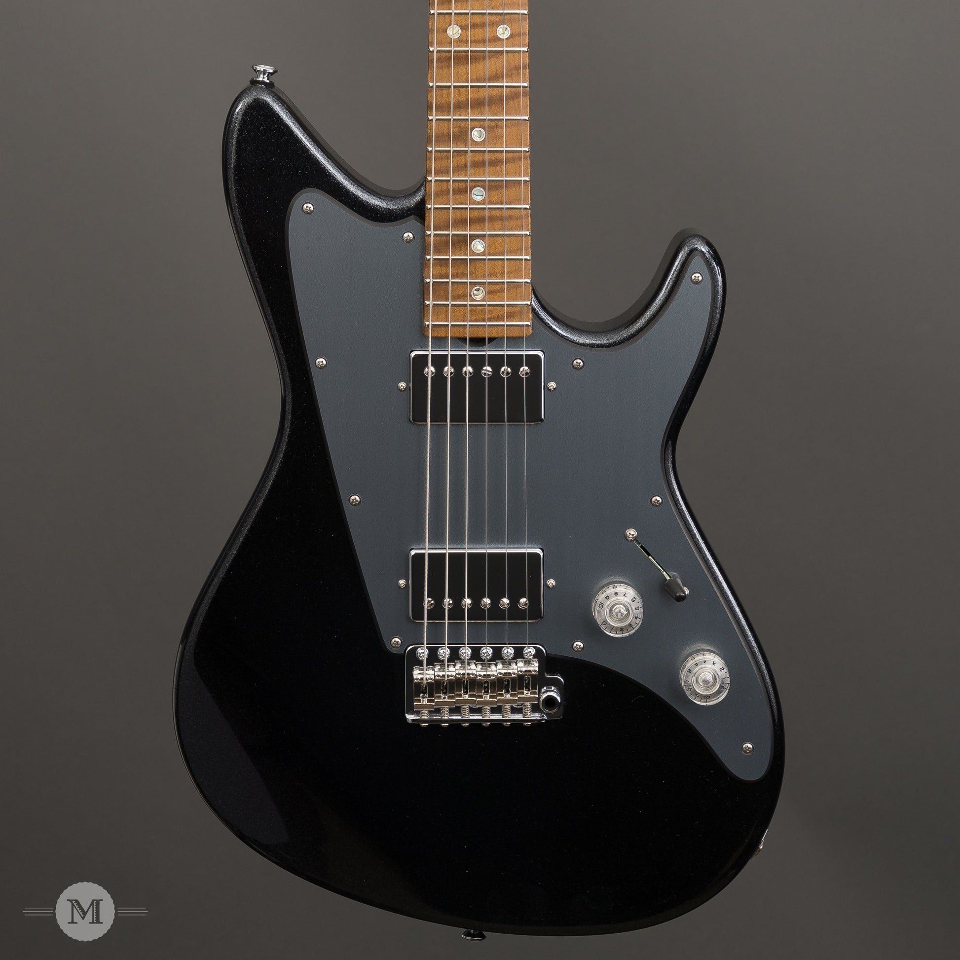 Don Grosh Electric Guitars - ElectraJet Custom - Black Mini Sparkle - 30th Anniversary