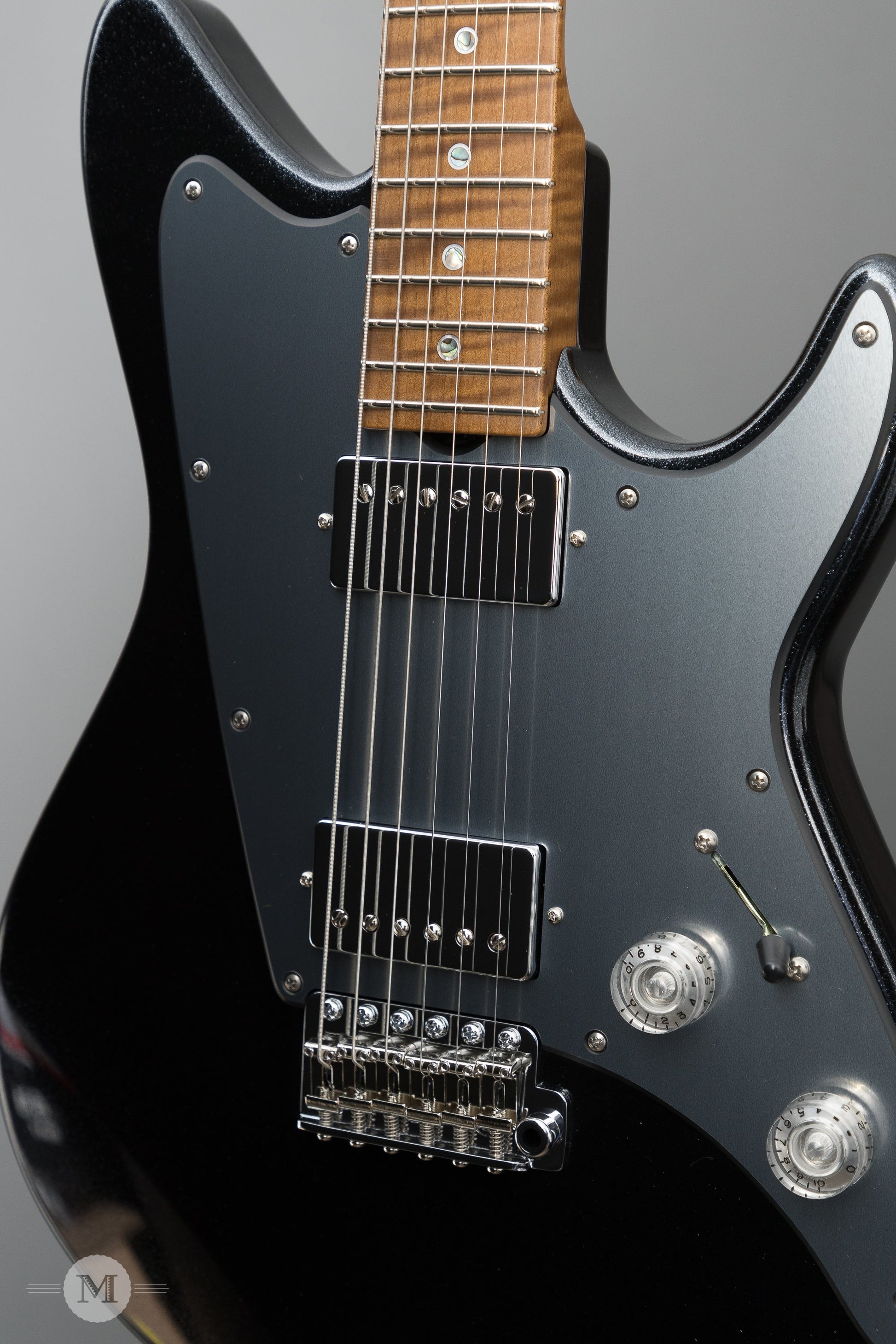 Don Grosh Electric Guitars - ElectraJet Custom - Black Mini Sparkle - 30th Anniversary