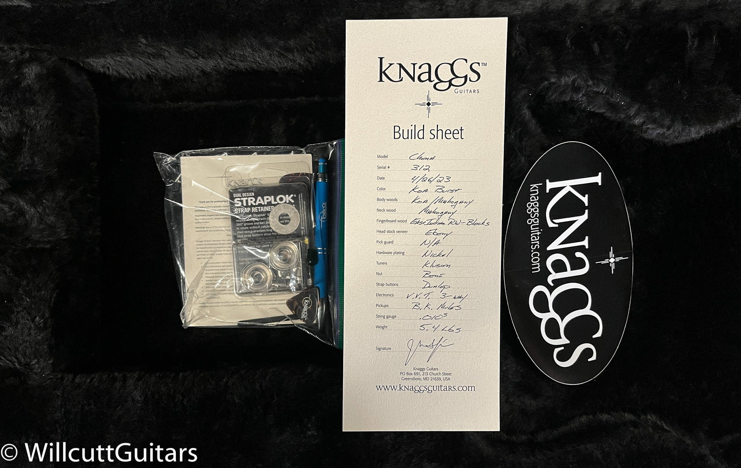 Knaggs Influence Chena Natural Koa-Burst (312)