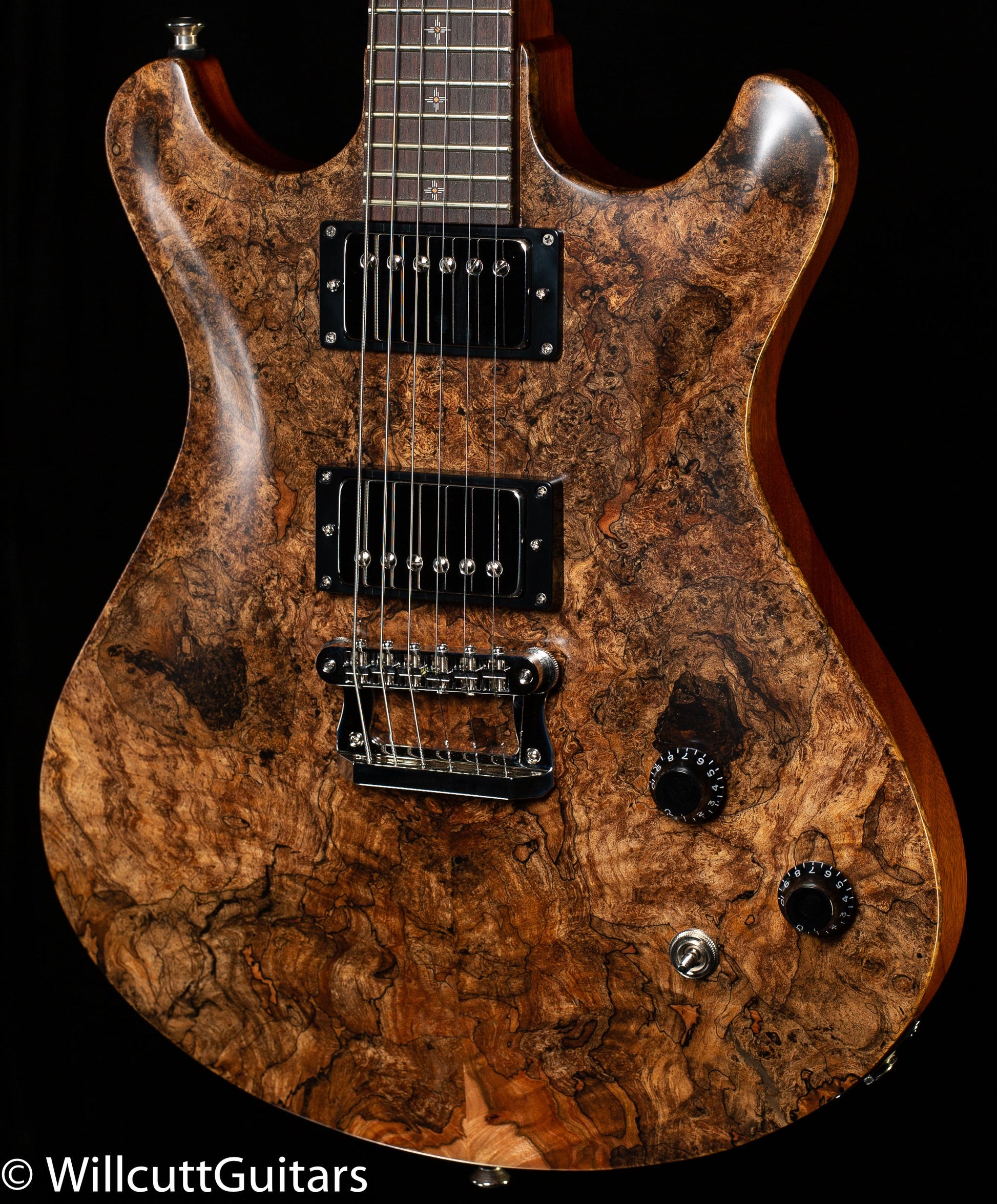 Knaggs Influence Keya Natural Spalt Maple top (313)