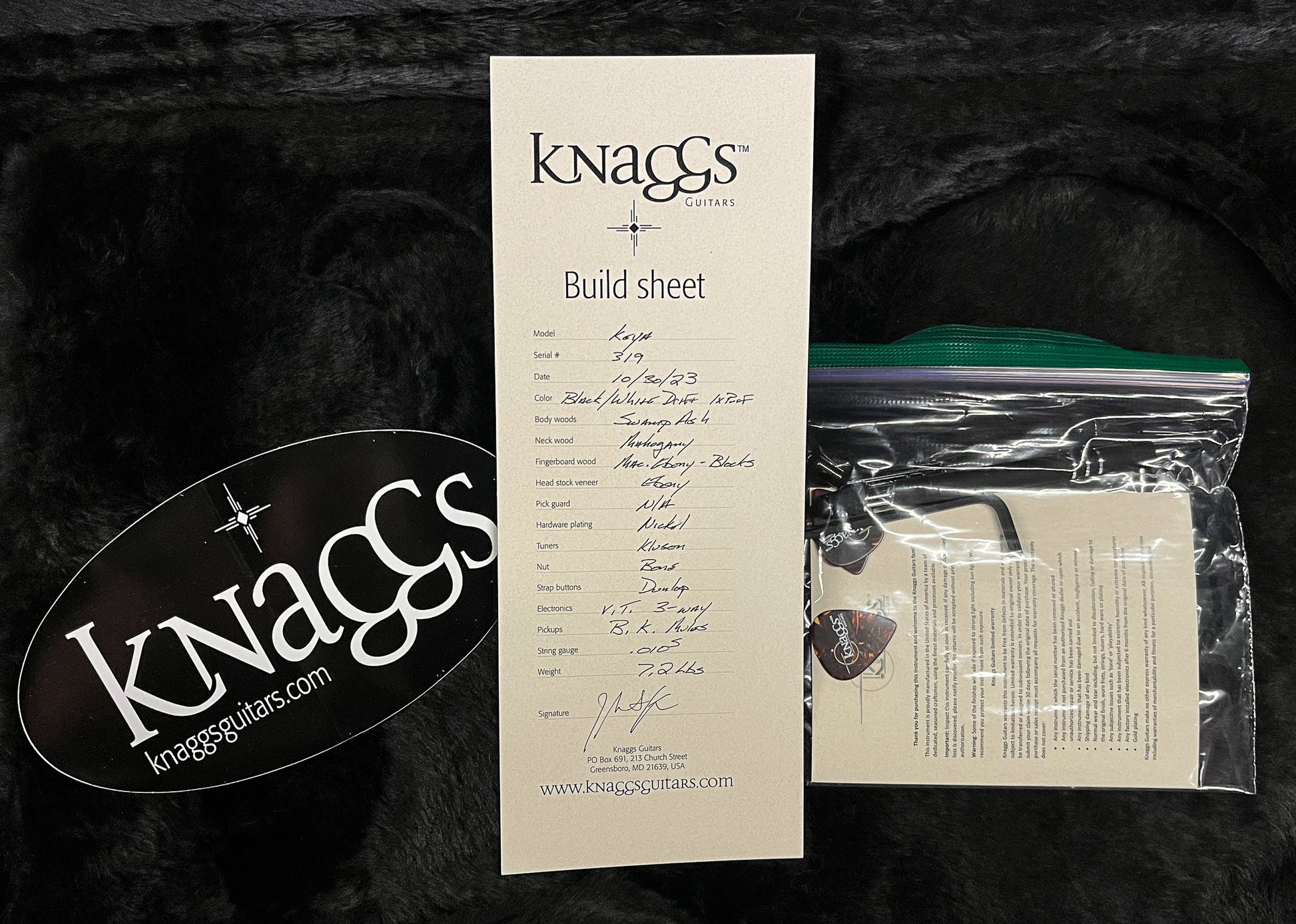 2023 Knaggs Influence Keya Black Driftwood/White Drift (319)