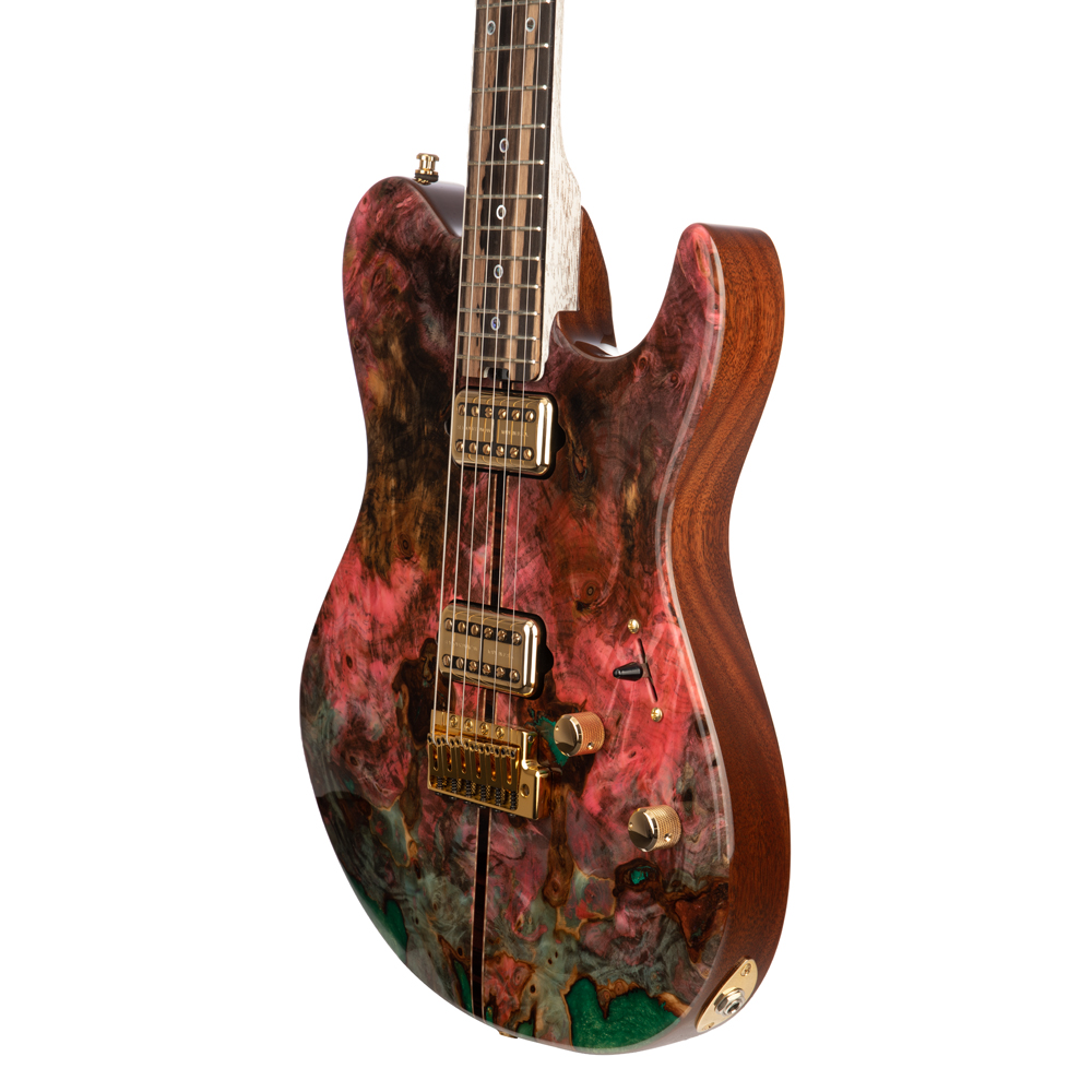 ESP Exhibition Limited Throbber CTM FL Electric Guitar - Natural Amorous Brown