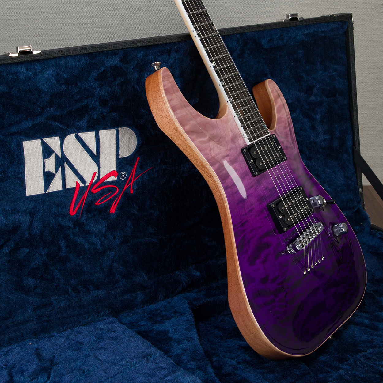 ESP USA Horizon-II Quilt Maple Top Electric Guitar - #US22103