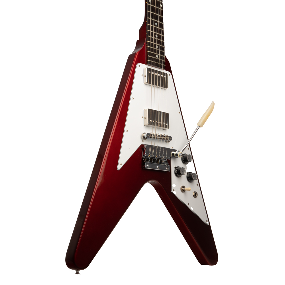 Gibson Custom Shop 1967 Mahogany Flying V with Vibrola, Gloss Finish - Sparkling Burgundy - #100997