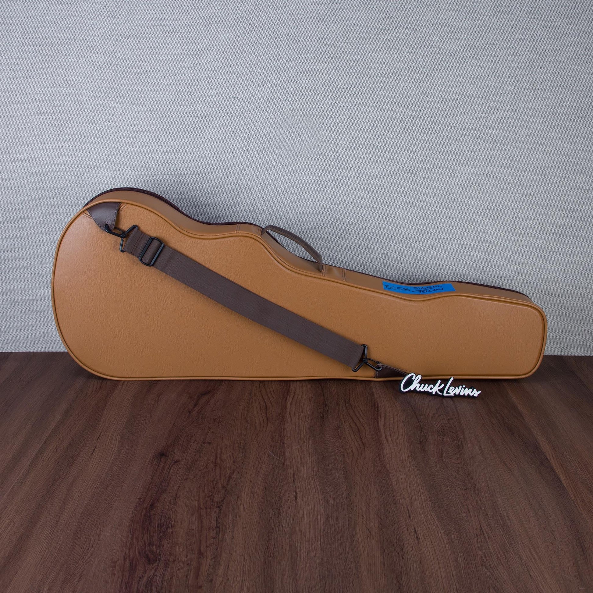 Powers Electric A-Type Electric Guitar - Signal Yellow - #B058
