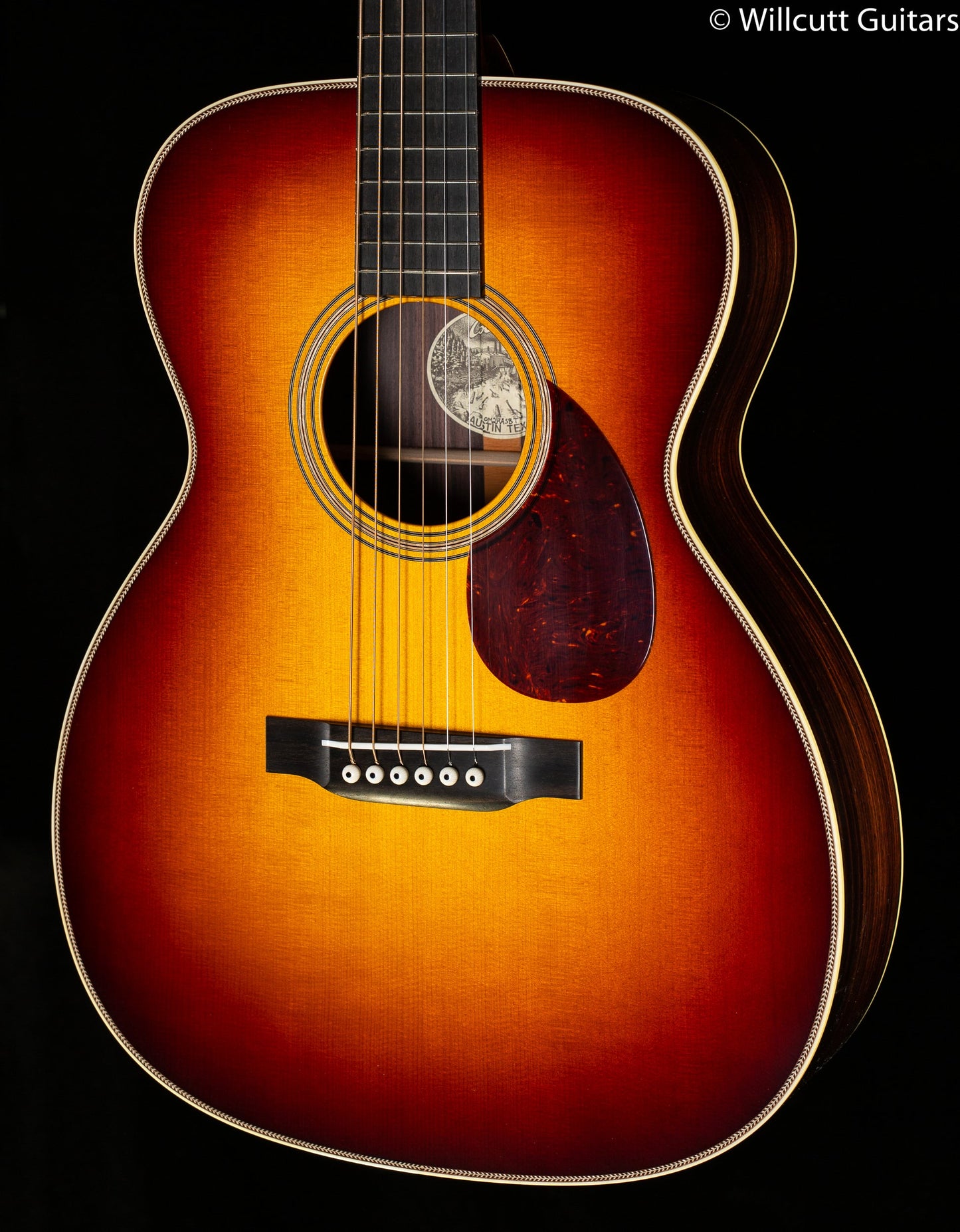 Collings OM2H T Adirondack Spruce Top Traditional Package Sunburst (825)
