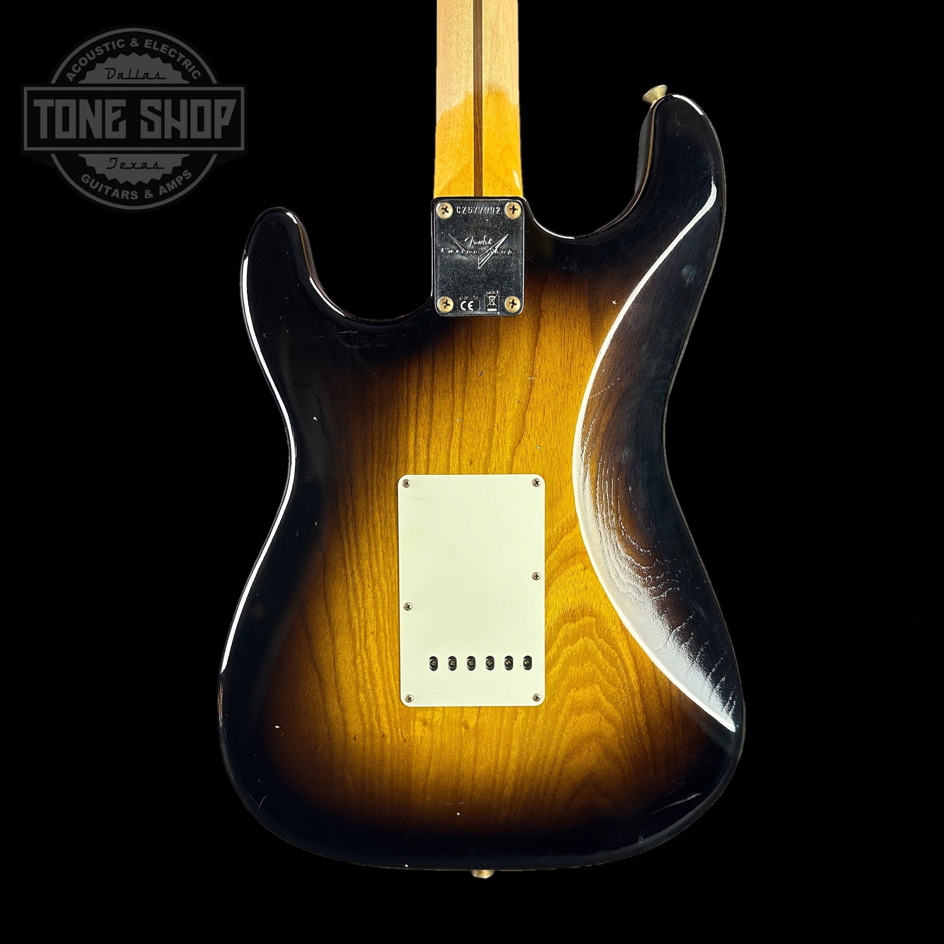 Fender Custom Shop 1956 Stratocaster Journeyman Relic Maple Neck Wide-Fade 2-Color Sunburst w/case CZ577992