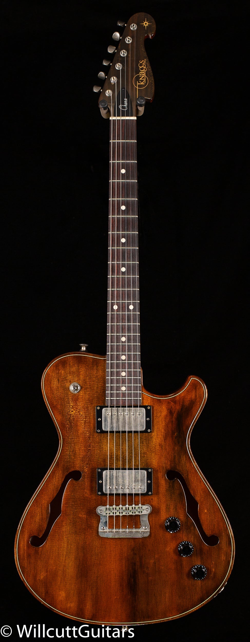 Knaggs Influence Chena SVHS Spruce Top Old Violin (334)