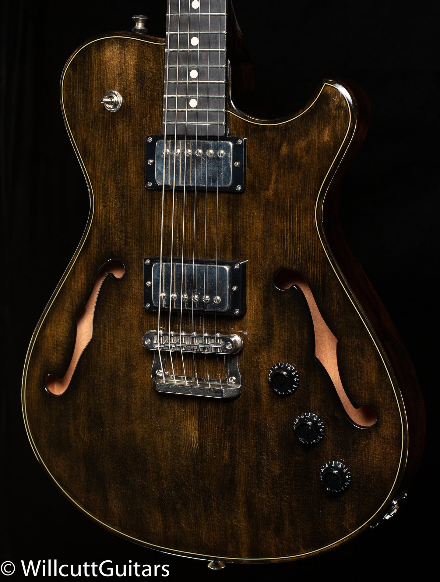 Knaggs Influence Chena Spruce Top Old Black Violin (335)